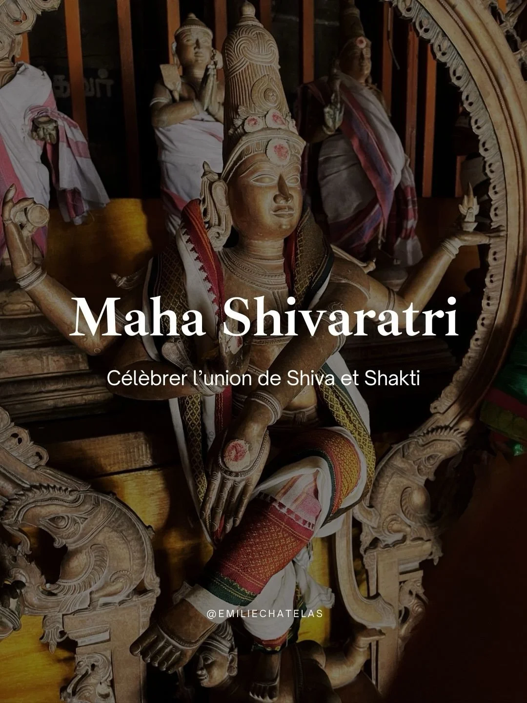 Ce week-end, on c&eacute;l&egrave;bre l&rsquo;amour.

Aujourd&rsquo;hui la St Valentin et dans la nuit du 15 au 16, Maha Shivaratri (la grande nuit de Shiva).

Maha Shivaratri c&eacute;l&egrave;bre l&rsquo;union de Shiva et Shakti :
la conscience et 