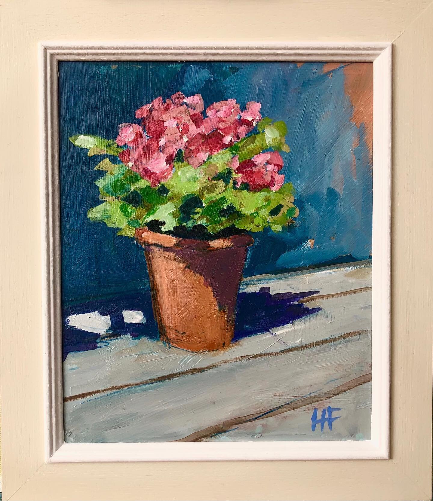 Looking for a Christmas present ? Geraniums #1 #oilpainting 13&rdquo;x15&rdquo; &pound;395