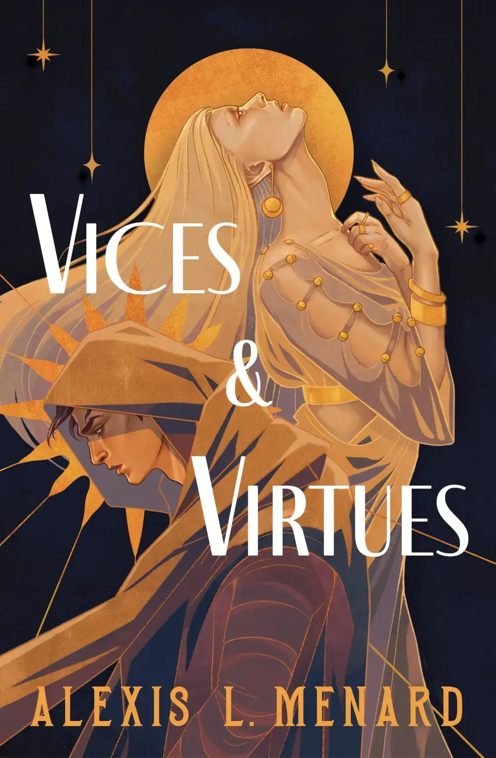 Vices and Virtues - by Alexis L.Menard - 
Published by Hatchette Book Group. Art Direction by Daniela Medina. Cover Art 

[Mar ‘26]