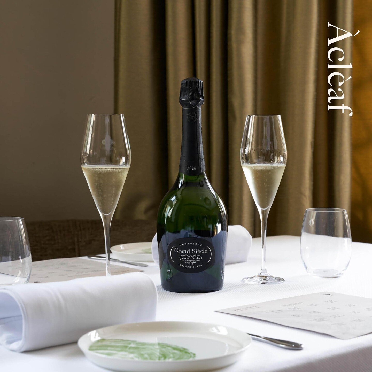 We are delighted to be one of seven restaurants selected to partner with prestigious Champagne House Laurent Perrier this year where Scott Paton has created a menu to pair perfectly with the newest iteration of Grand Si&egrave;cle 26, Laurent-Perrier