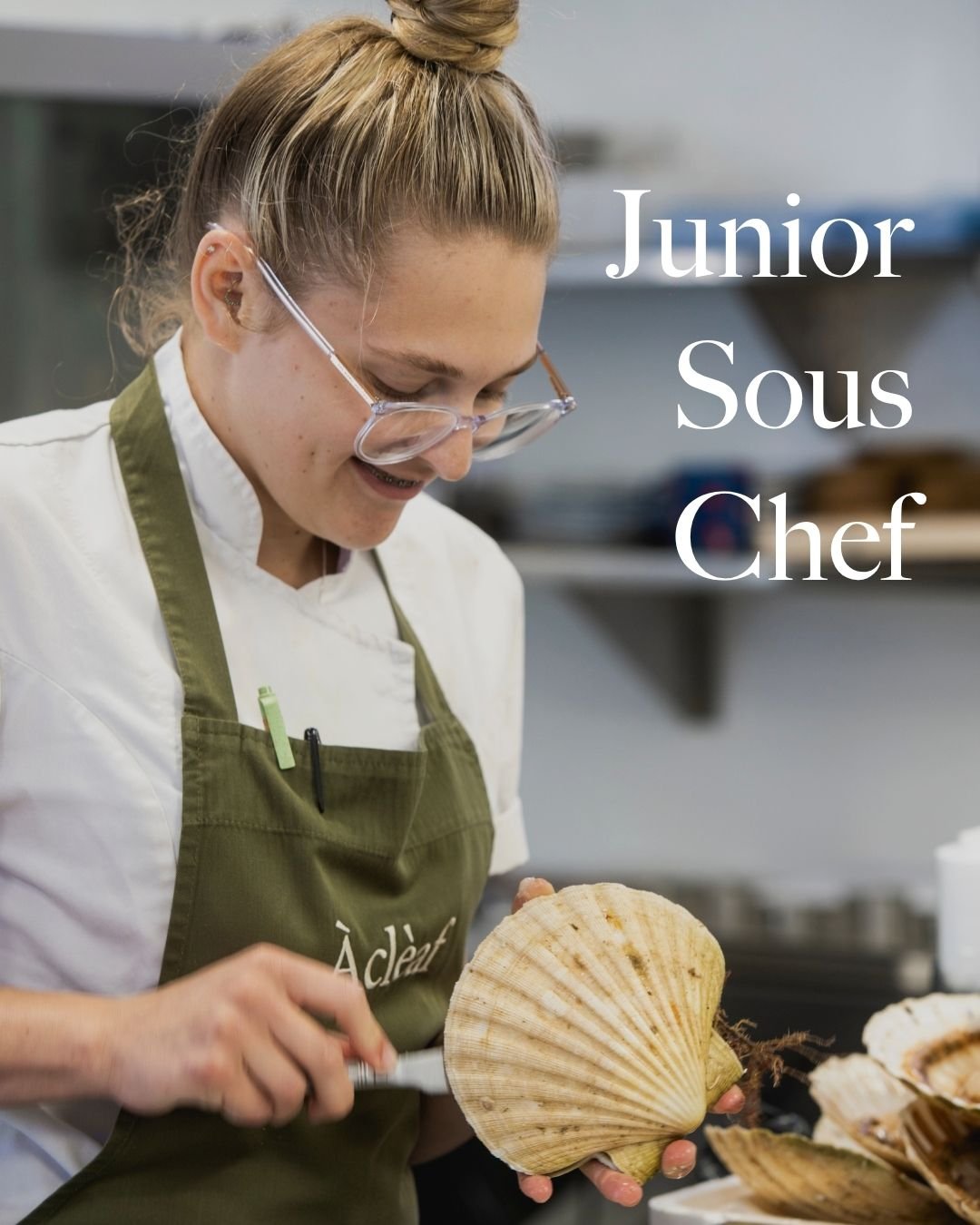 Ready to be part of something exceptional?

&Agrave;cl&egrave;af is looking for a talented Junior Sous Chef to join our close-knit team, where classical technique meets modern creativity. Under the guidance of Scott Paton and team, you&rsquo;ll play 