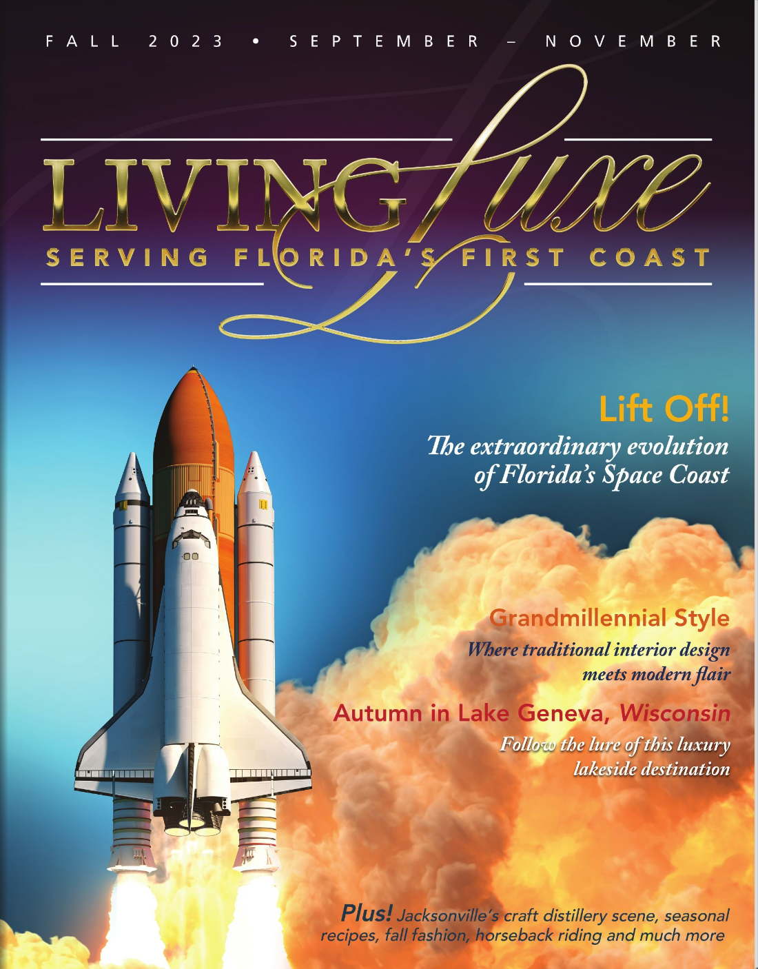 Living Luxe Magazine, Fall 2023 September-November