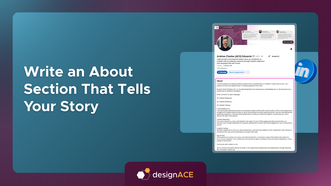 Write an About Section That Tells Your Story