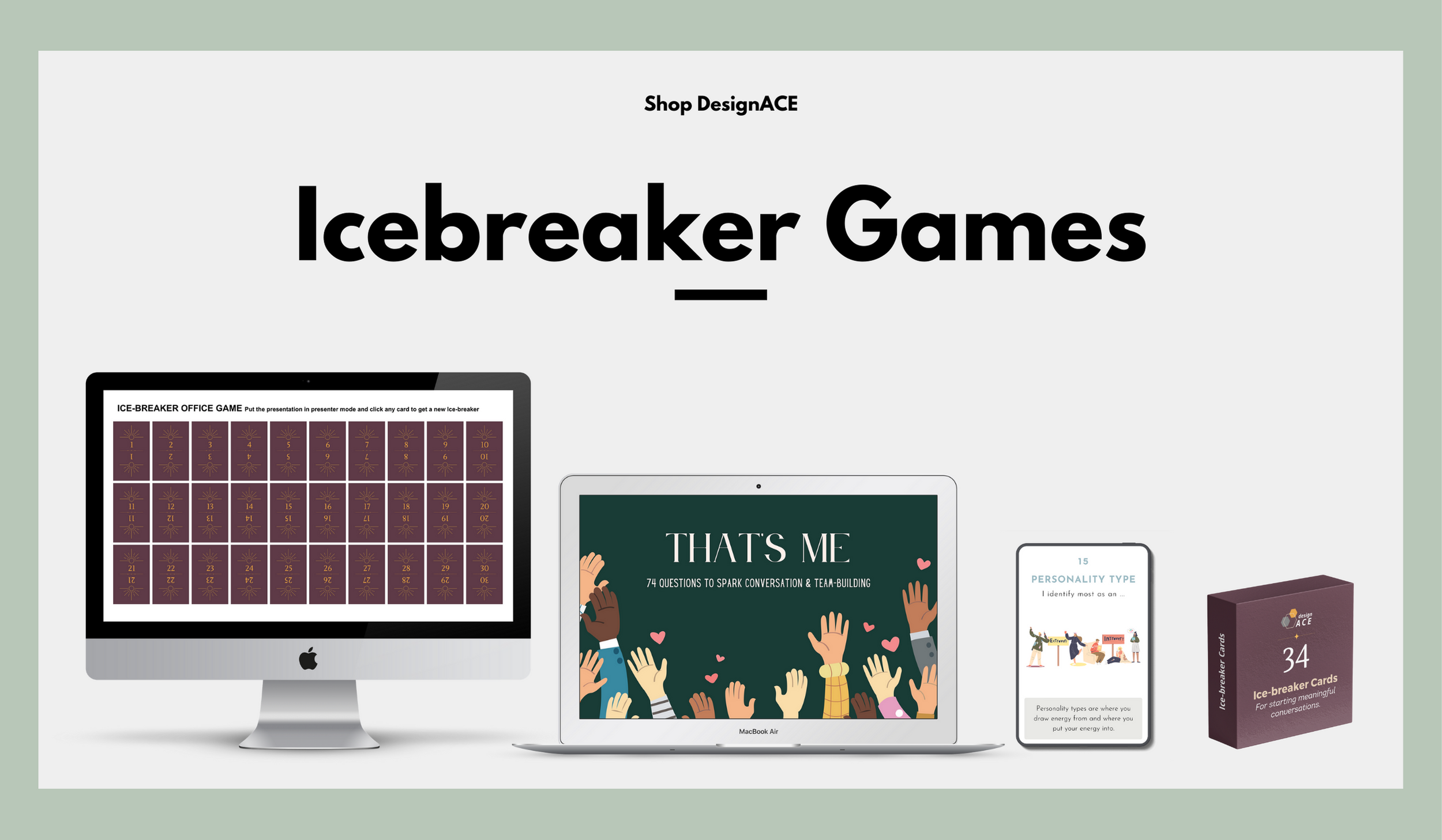 Workshop ice-breaker collection Template