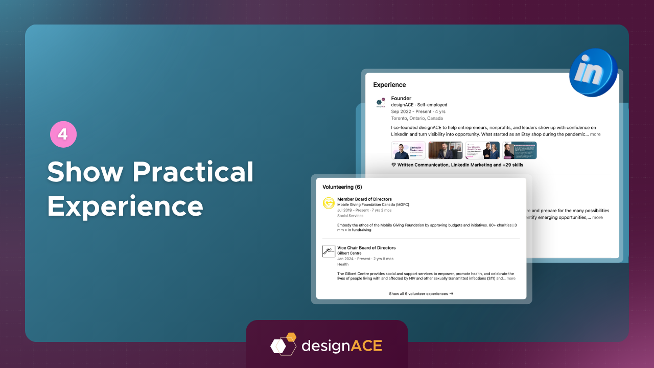 Show Practical Experience
