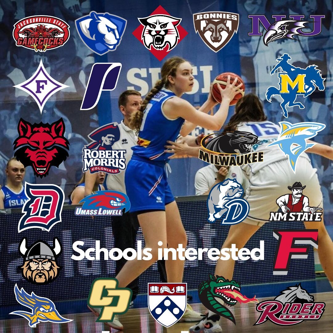 Basketball is also full on recruiting!🏀🔥 Hei&eth;ur Karlsd&oacute;ttir has a lot of offers and interest from all over the USA! And the crazy part is.. this is just the beginning!!!🤩