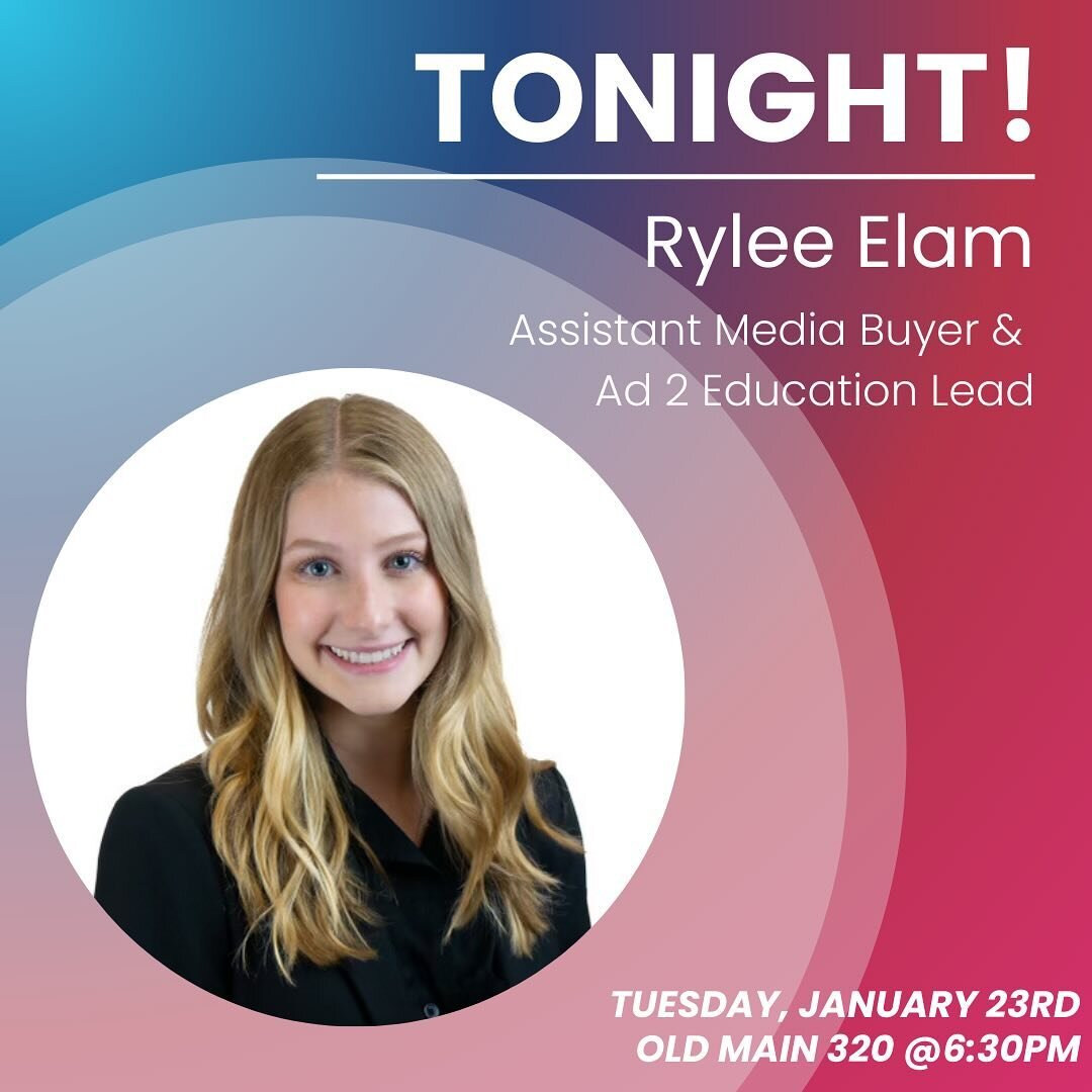 New semester new you! Wanna join a new org? Meet us in Old Main 320 TONIGHT for our first meeting of the spring semester!! 
Hear from Rylee Elam about opportunities through Ad 2 Austin and see what AAF is all about. See you at 6:30pm for pizza and pe