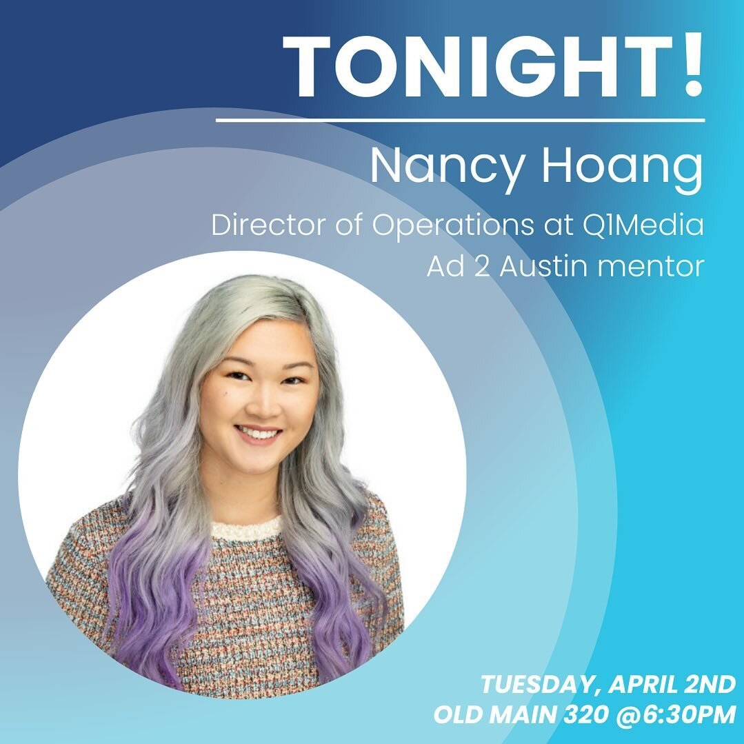 Tonight is the night! Nancy Hoang will be speaking about Q1Media! Since 2004, Q1Media&rsquo;s team of digital media experts have been driven to deliver world-class media services and campaign execution to their agency and brand partners. This purpose