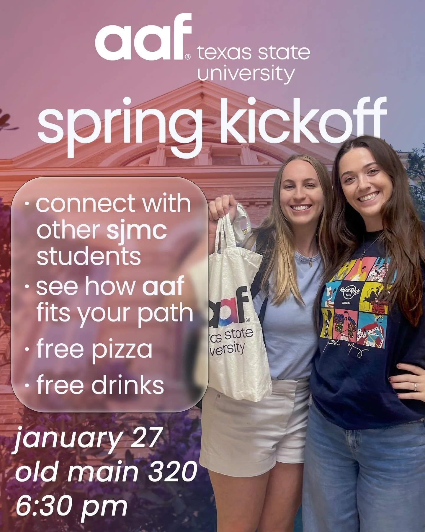 Calling all bobcats!! Our first meeting is tonight!! 🎉 We&rsquo;re super excited to kick off our first meeting of the spring semester at 6:30 PM in Old Main 320. 

Come join us as we meet new members, talk about the semester ahead, and of course enj