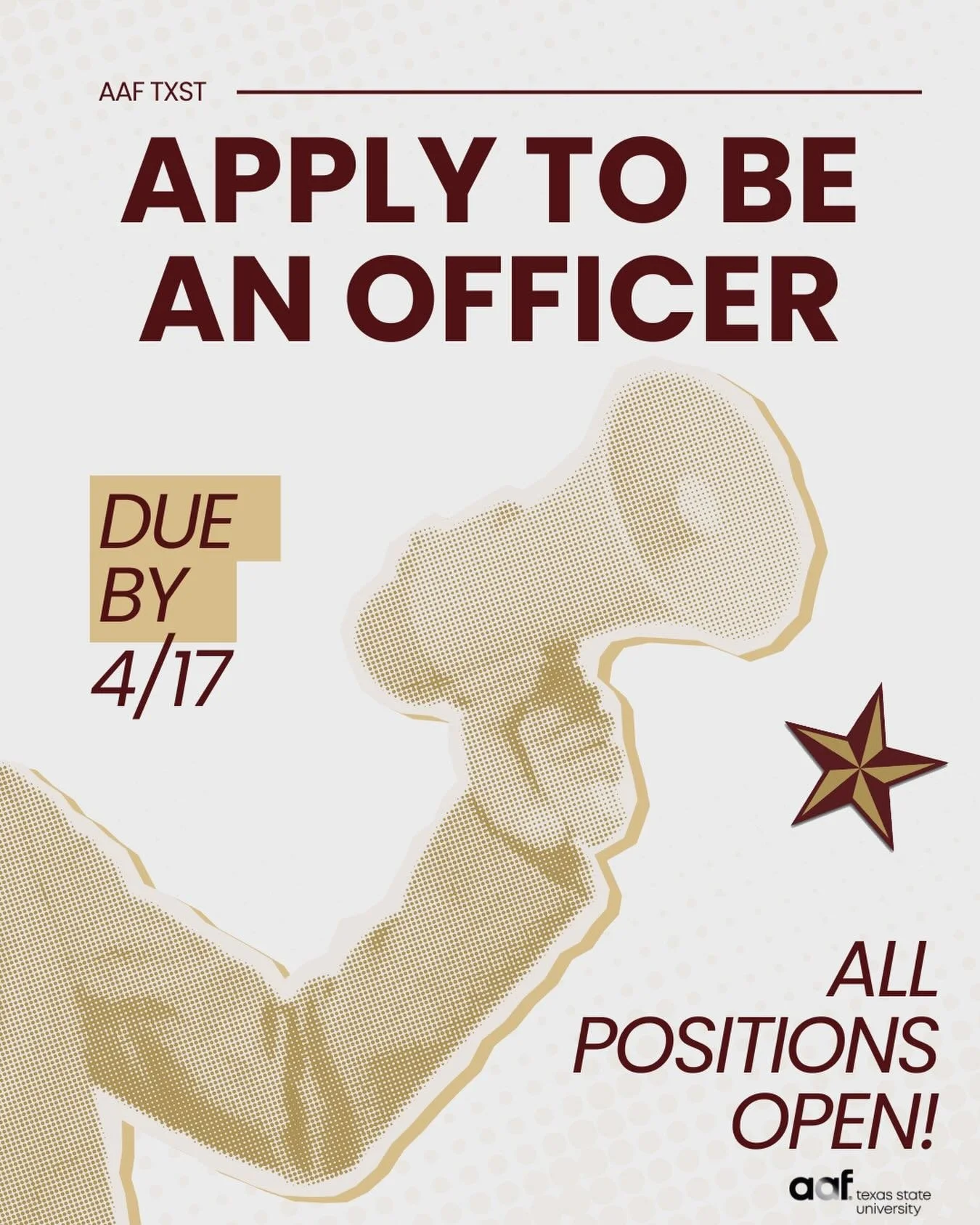 🚨 Applications are OPEN! 🚨

Ready to lead, serve, and make an impact? 💼✨
Apply to become an officer and take your involvement to the next level!

🗓️ Deadline: April 17
📢 All positions open!

Don&rsquo;t miss your chance to grow, lead, and leave 