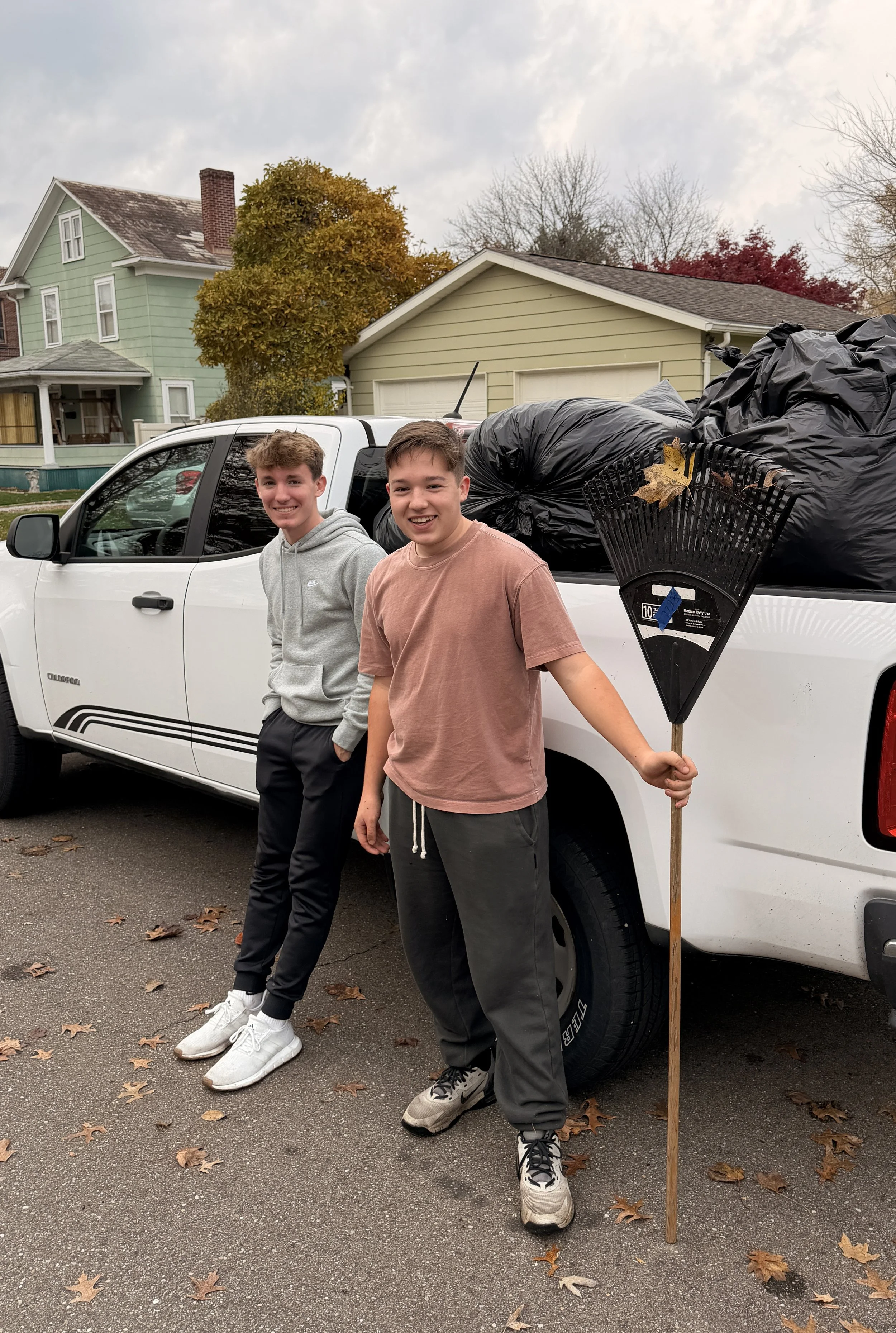 Riverside Youth Raking Project