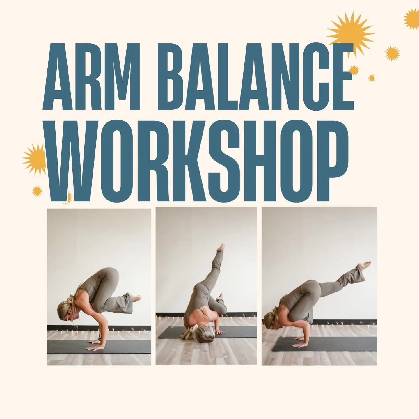 Step into your strength, surprise yourself, and discover the lightness within. This special workshop explores a range of arm balances, guided by the group&rsquo;s energy and interests:

&bull; Bakasana (Crow) &bull; Parsva Bakasana (Side Crow) &bull;