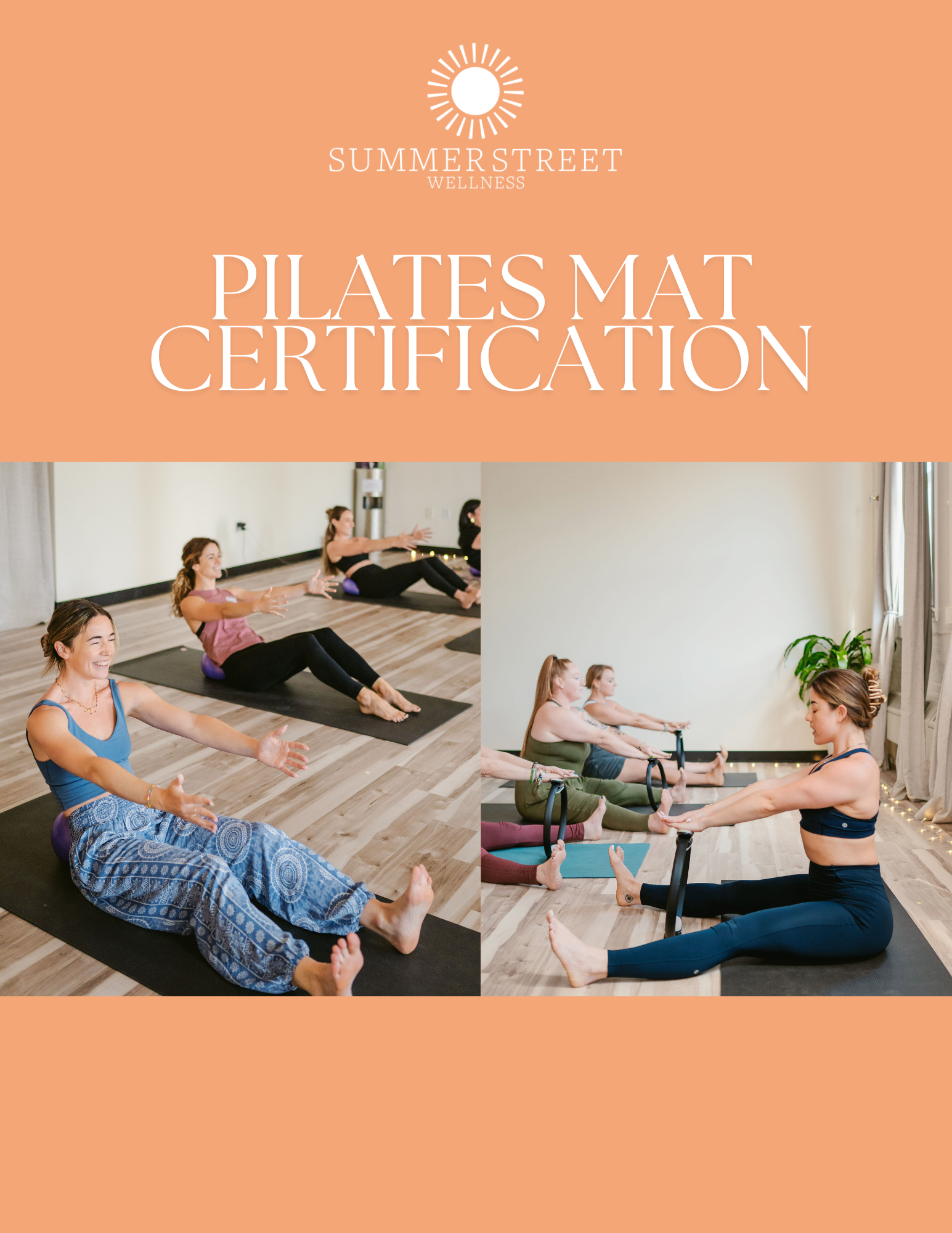 Summer Street Wellness Pilates Certification &amp; Training