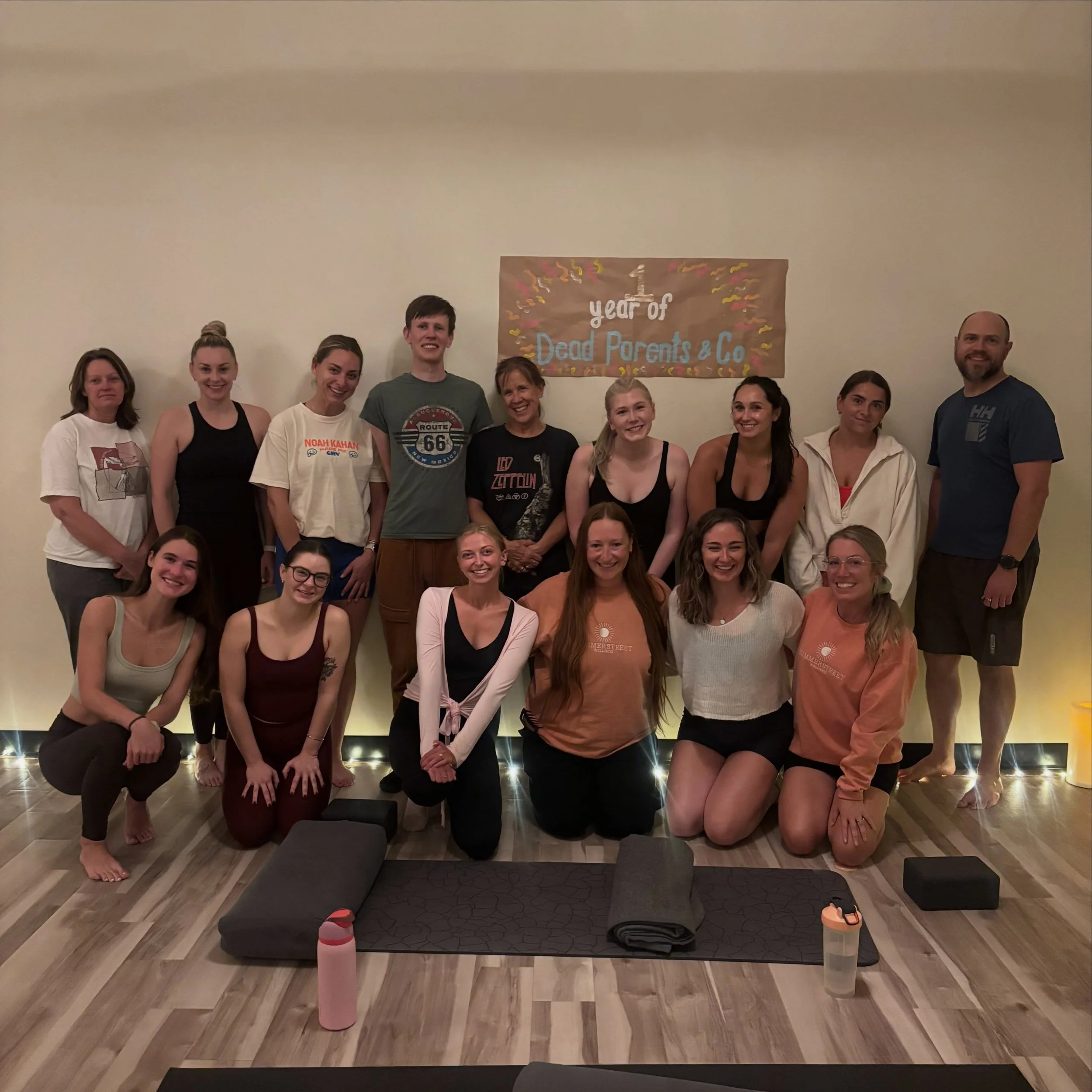 We were honored to host Dead Parents &amp; Co. @dpco.boston for a beautiful evening of yoga, sound healing, remembrance, and connection &mdash; creating space to honor the people we&rsquo;ve lost while also finding community in the shared experience 