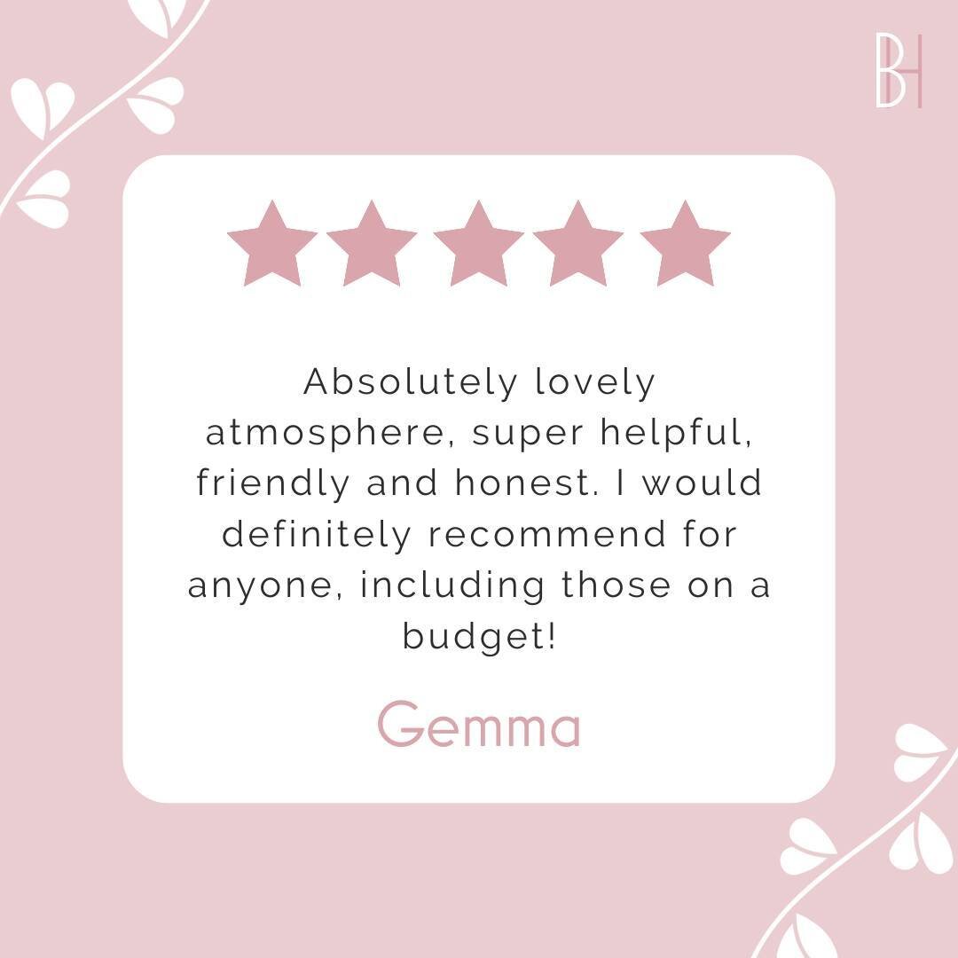 Thank you to our lovely real bride, Gemma! 

We're so glad you found your dream dress with us and we're thrilled to welcome you as one of our #bridalhousebeauties ❤️

#bridalboutiqueleeds #customertestimonial #testimonial #bridalshop