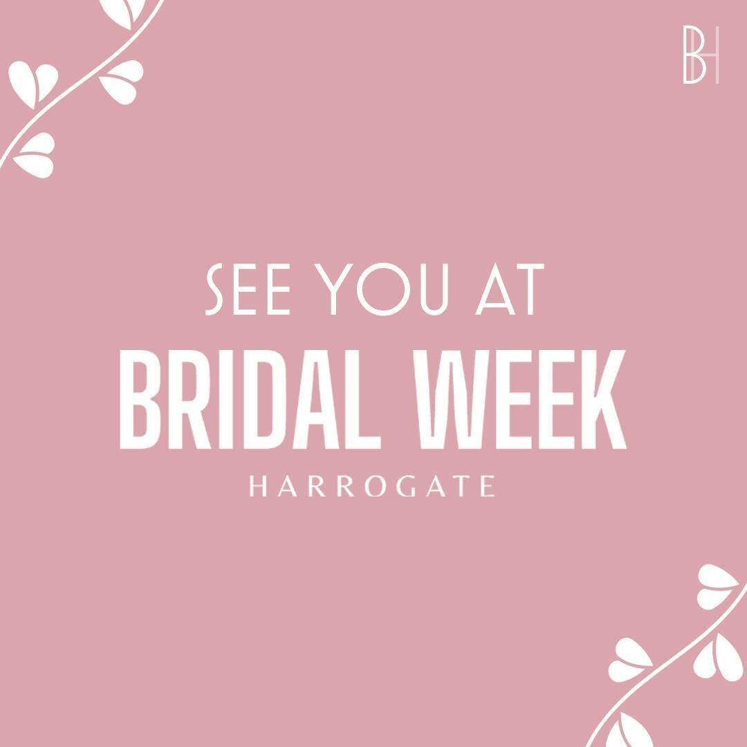 The countdown to Harrogate Bridal Week has begun! 🕜

One week until we're searching for more stunning dresses to add to our store! We can't wait... 😆
@bridalweekofficial 

#homeofbridal #bridalweek #weddingdress #bride
