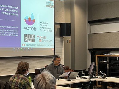 CIRMMT-ACTOR Symposium on Orchestration Research | 4th