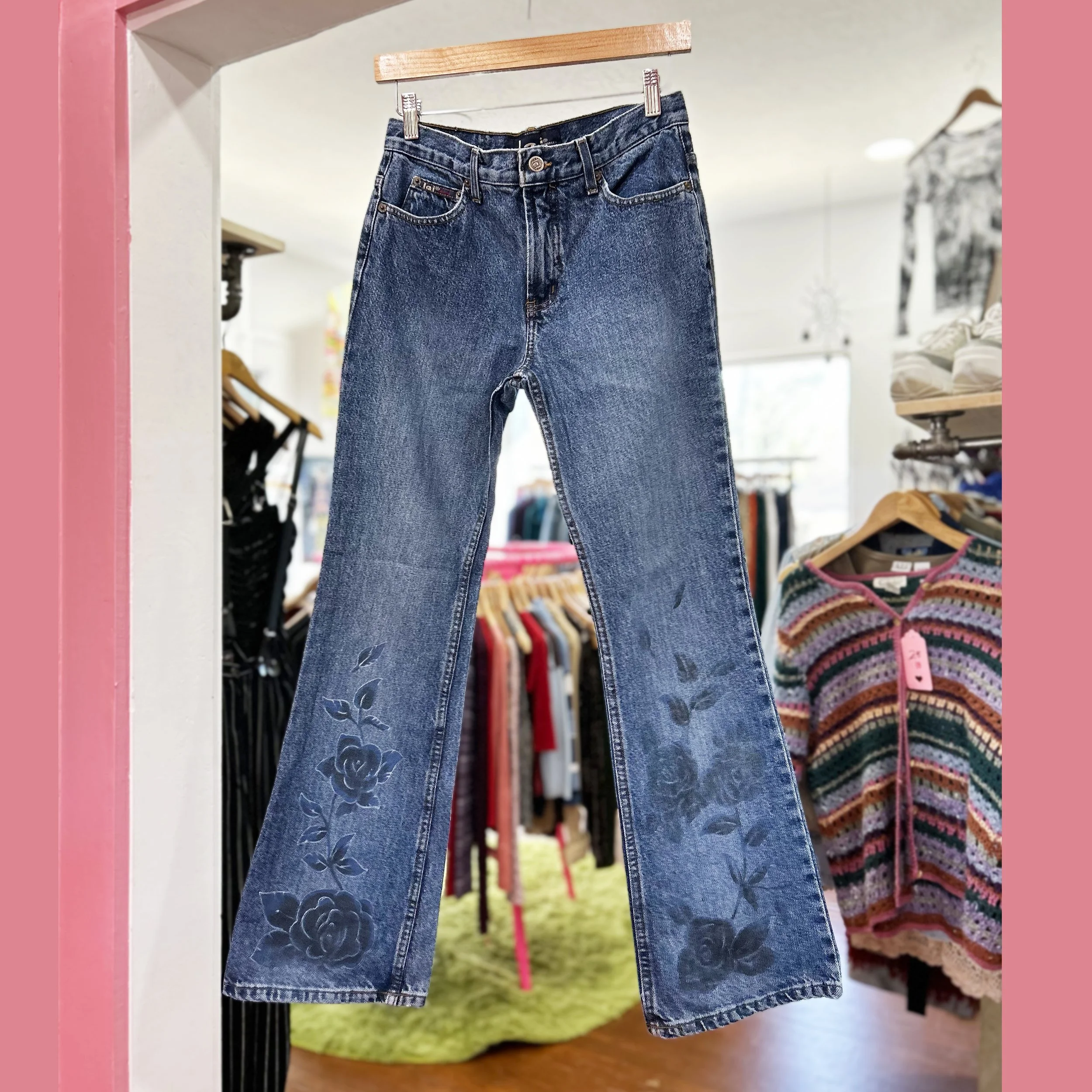 90s y2k mid rise jeans by LEI // small