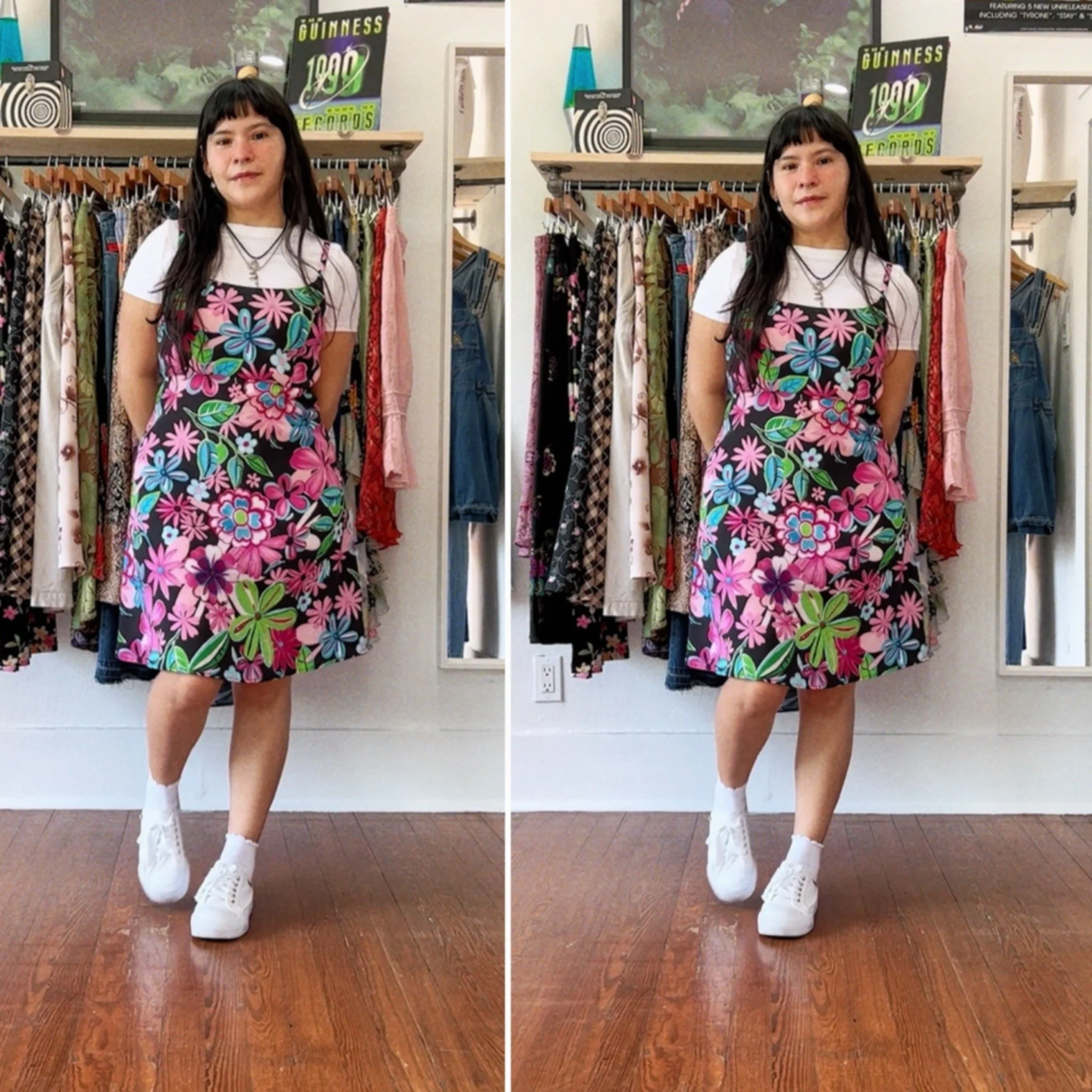 90s floral dress by All That Jazz // medium