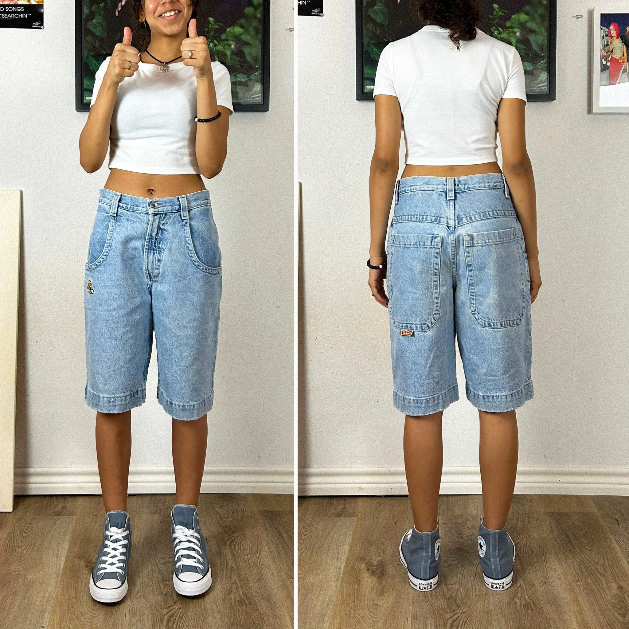 90s denim jorts by JNCO // XS-S