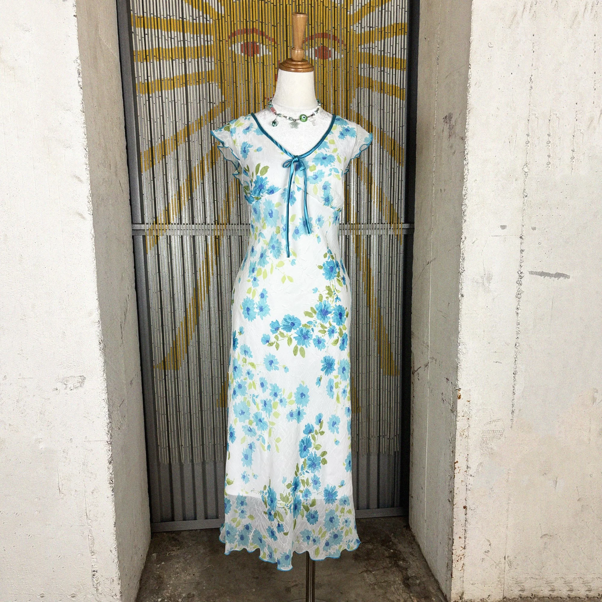 90s y2k cutesy mesh overlay dress by I.N. San Fransisco // small-medium