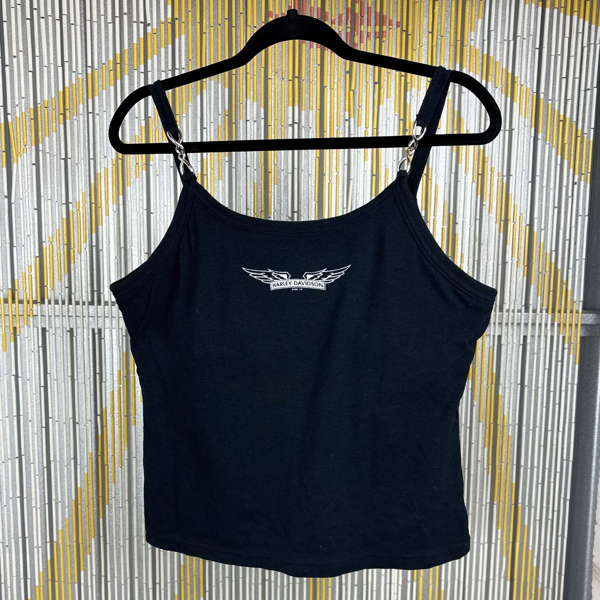 2001 black Harley Davidson tank top // large-XL