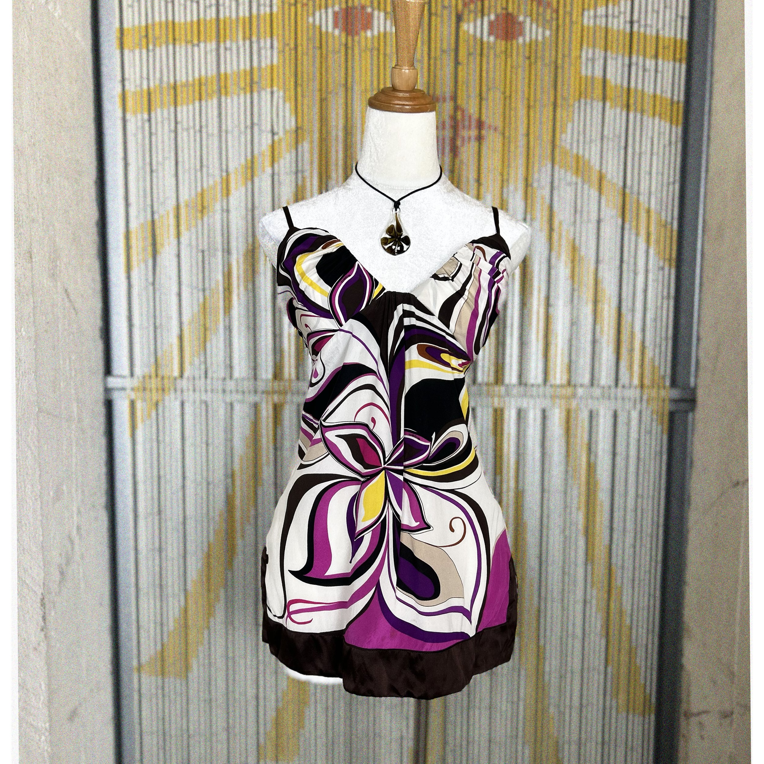 gorg 2000s abstract print silk tank by Bebe / XS