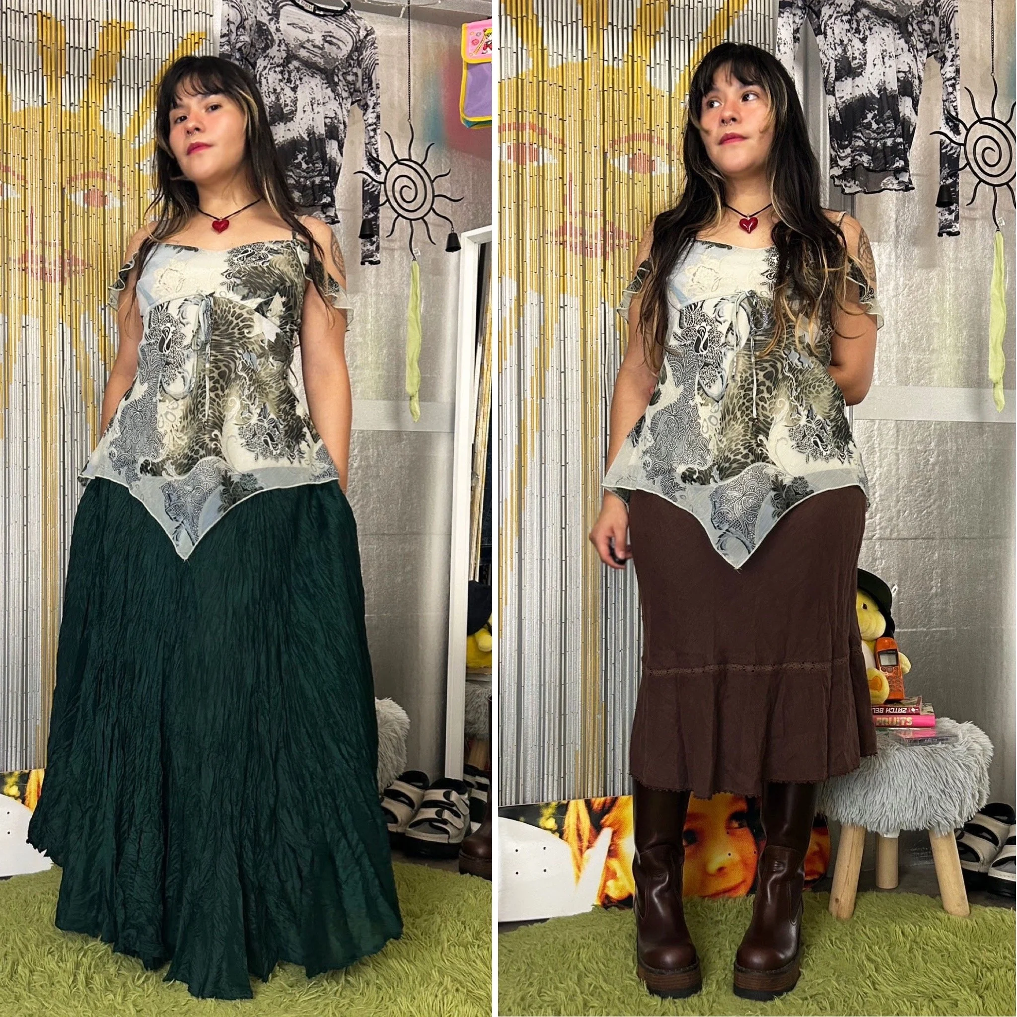 y2k earth fairy top by Hot Kiss // medium-large