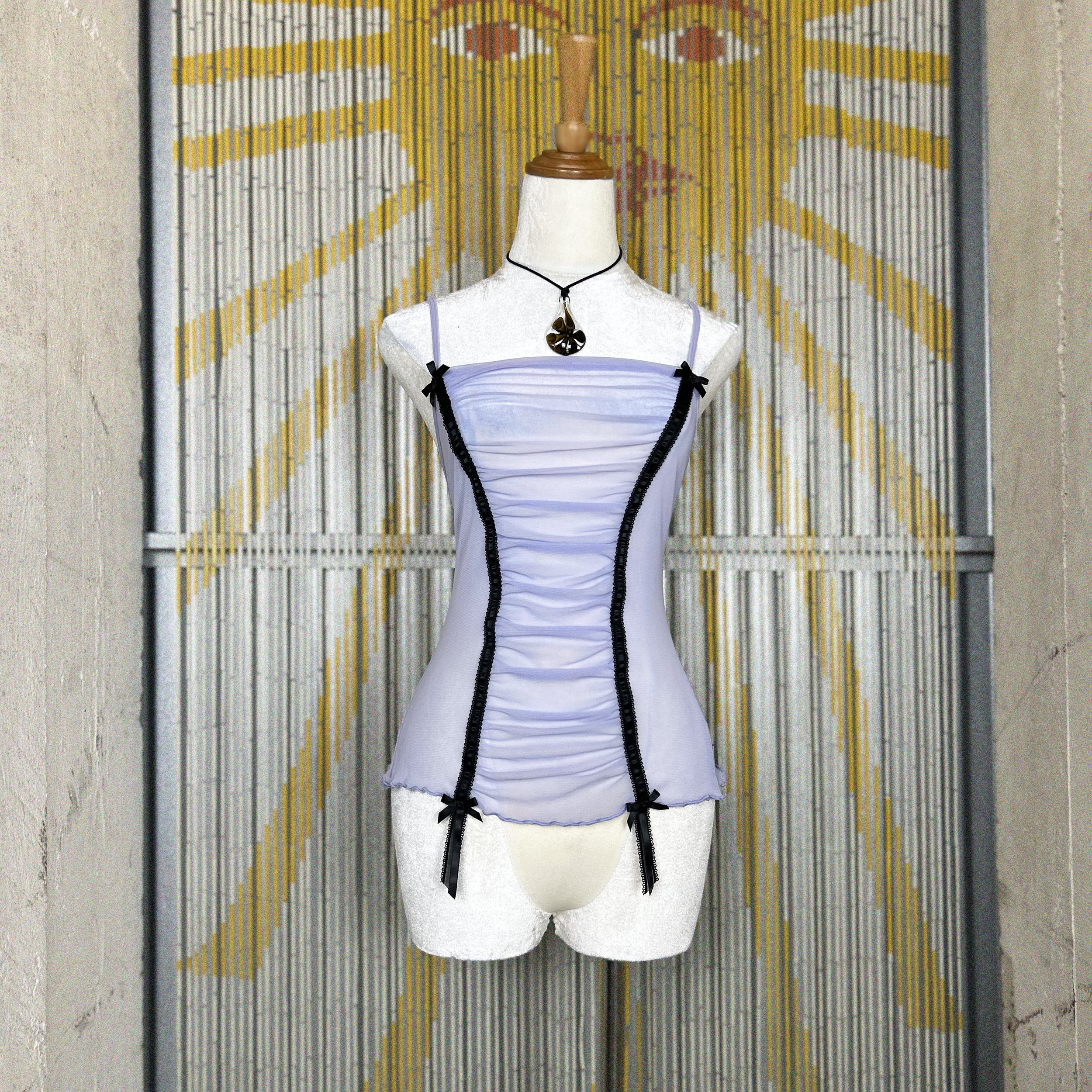gorg 2004 lavender mesh tank by Victoria's Secret / xs-small