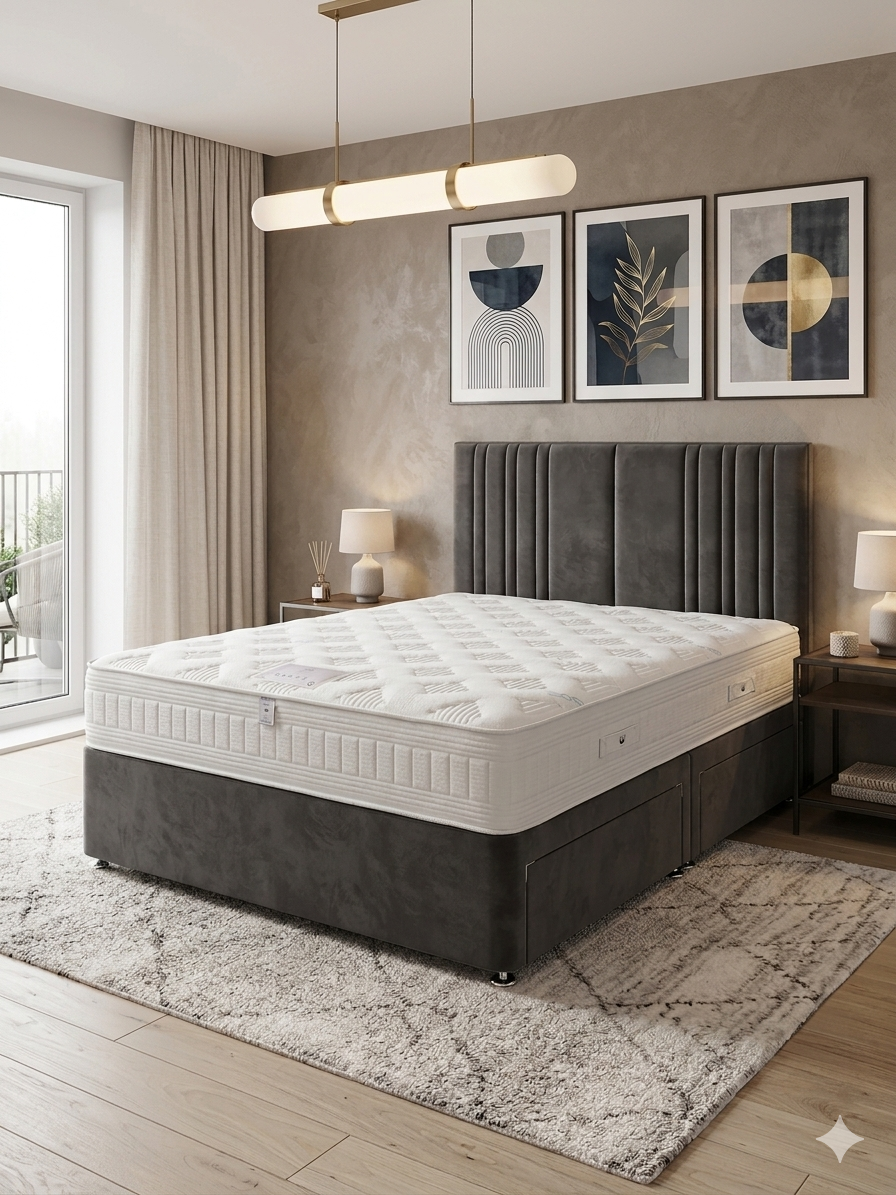 Ice Gel 1000 Divan Ottoman Set