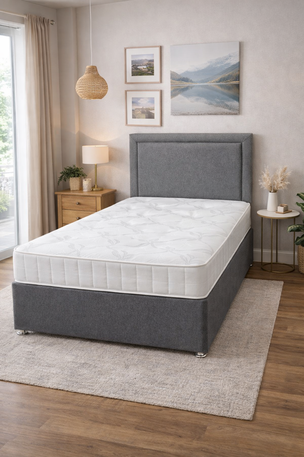 Brick Orthopaedic Divan Ottoman Set