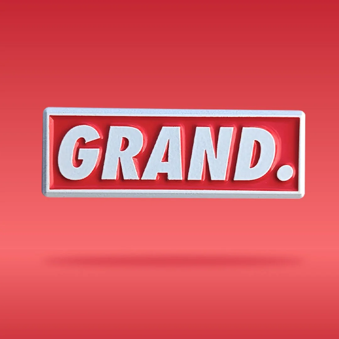 Grand. Enamel Pin