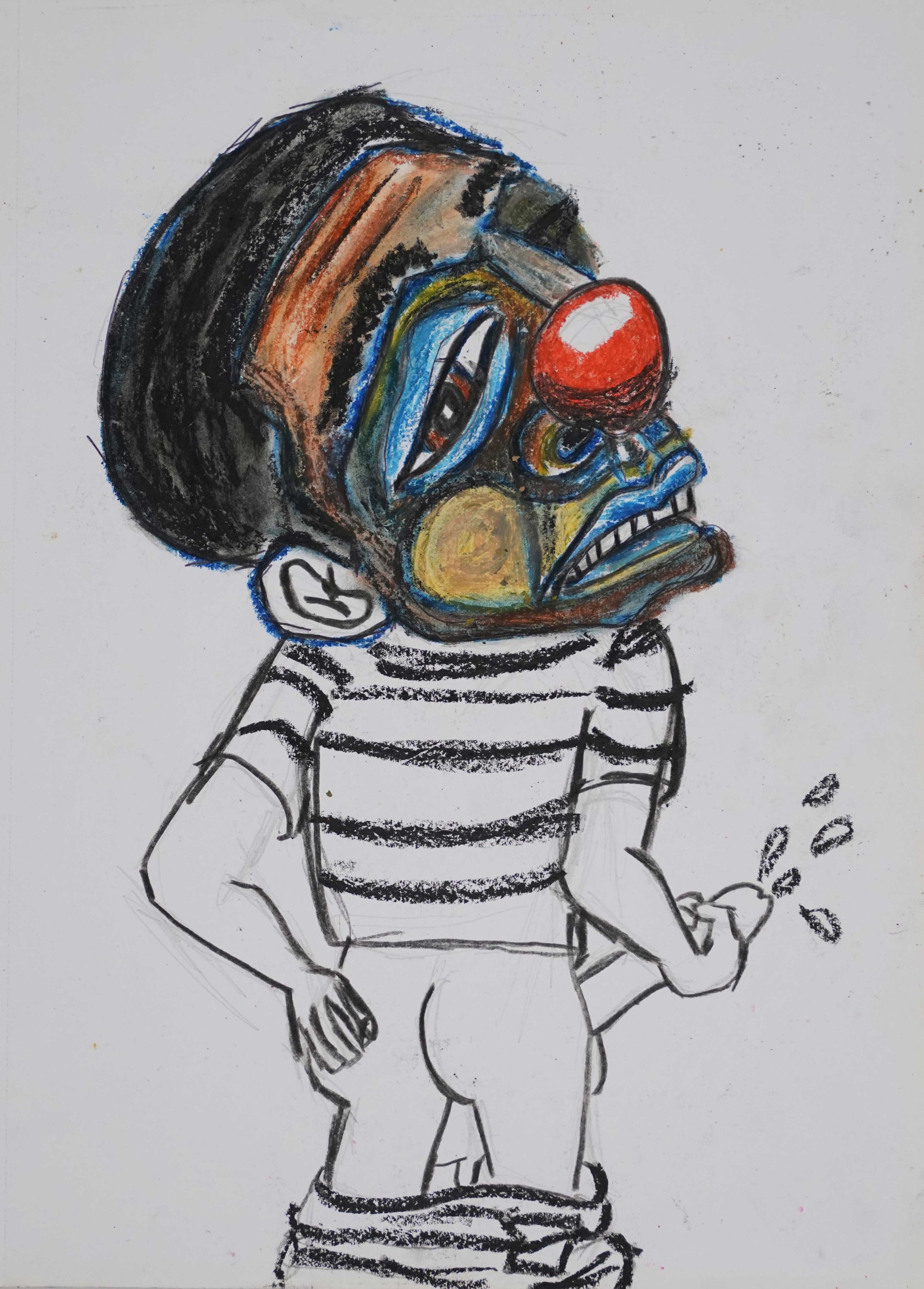 Untitled, 2021. Ink, graphite and pastel on paper. 24 x18 cm
LMP72