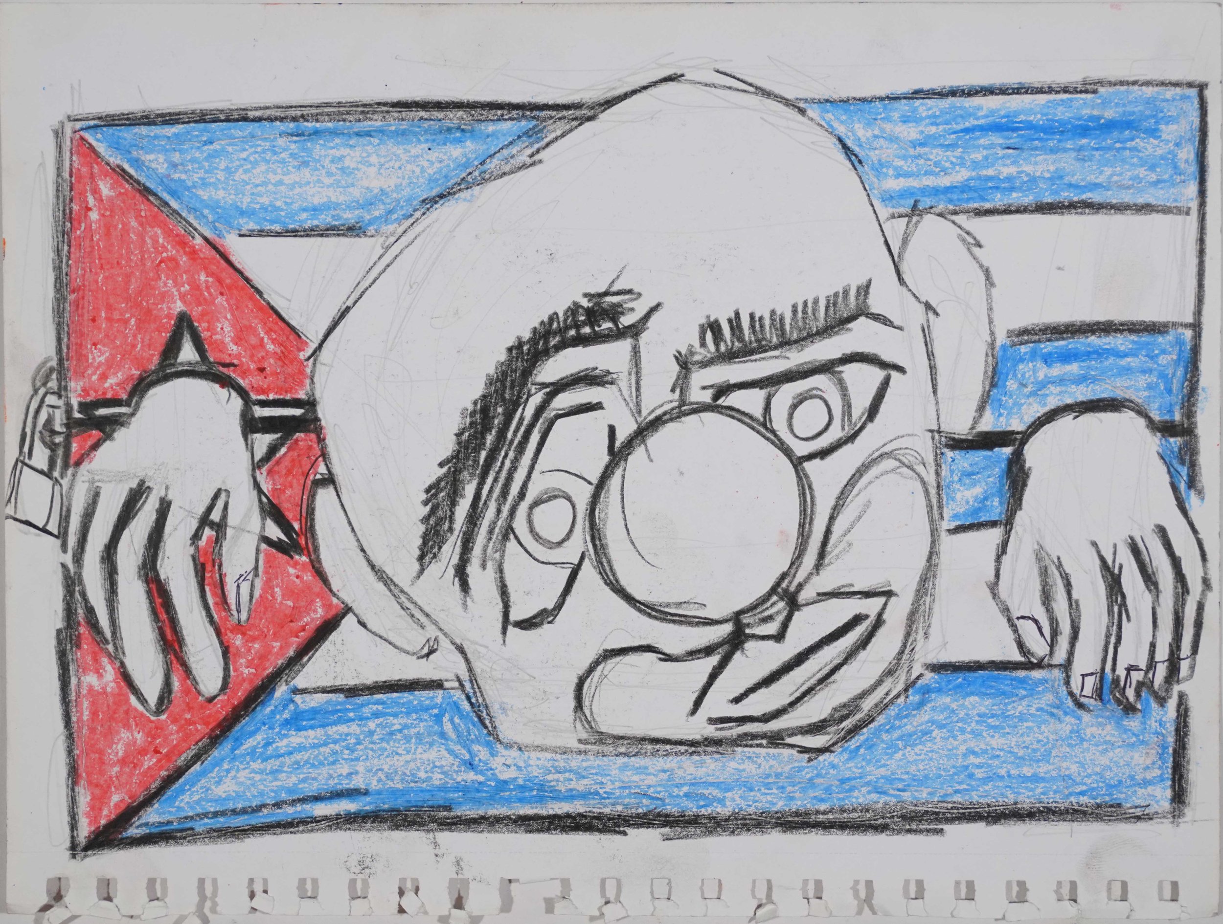 Untitled, 2021. Ink, graphite and pastel on paper. 24 x18 cm
LMP52
