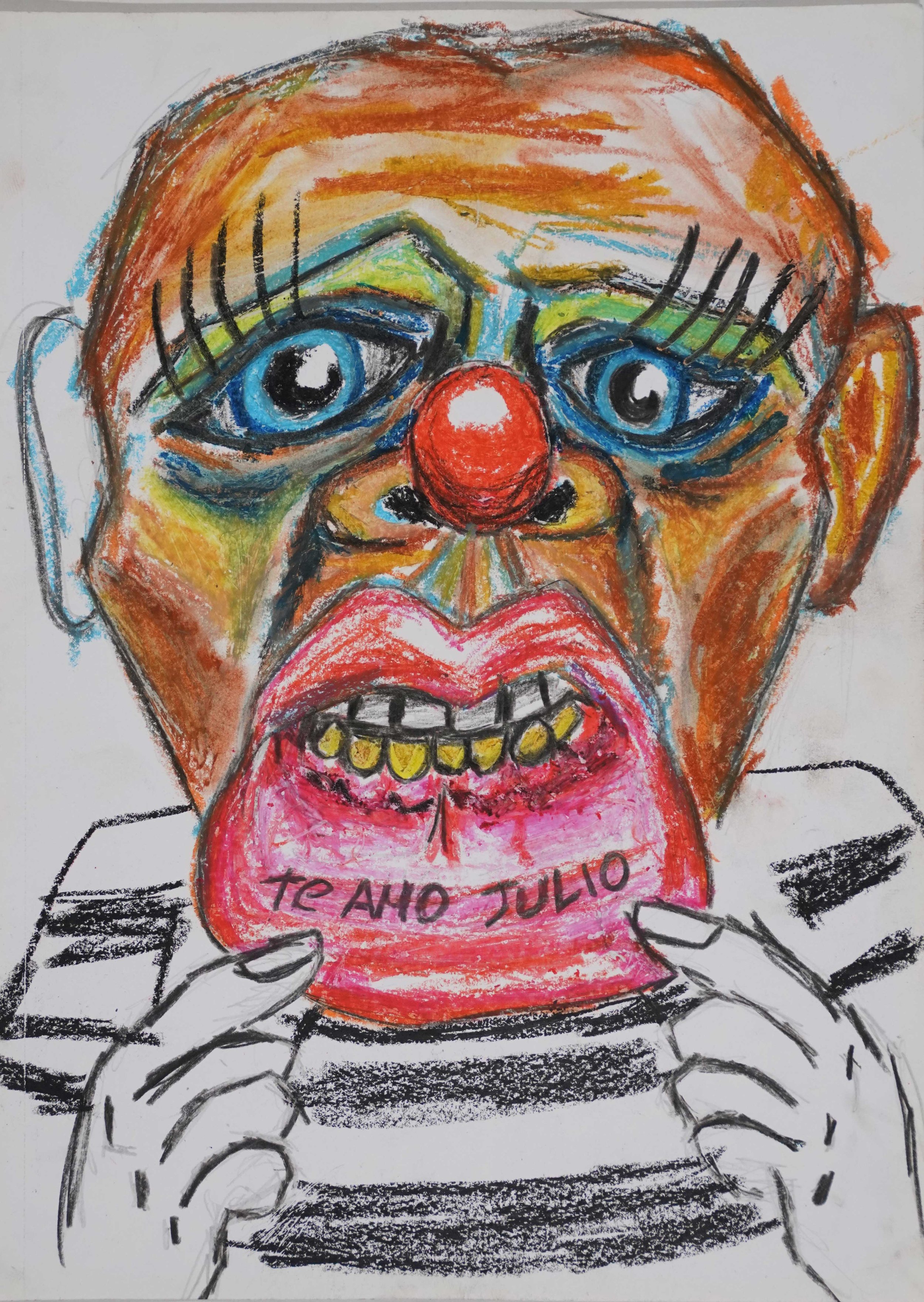 Untitled, 2021. Ink, graphite and pastel on paper. 24 x18 cm
LMP66