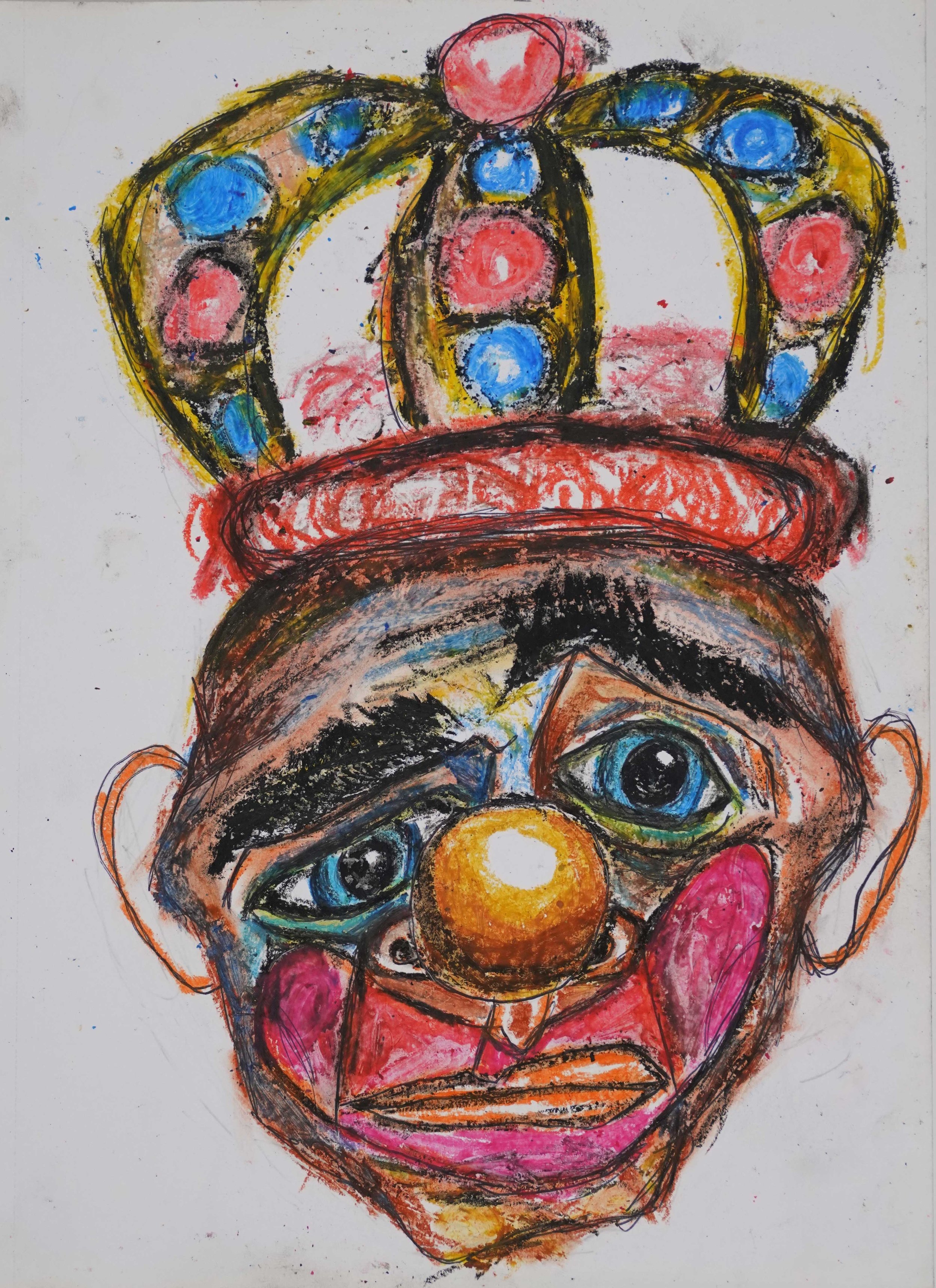 Untitled, 2021.
Ink, graphite and pastel on paper.
24 x 18 cm LMP02