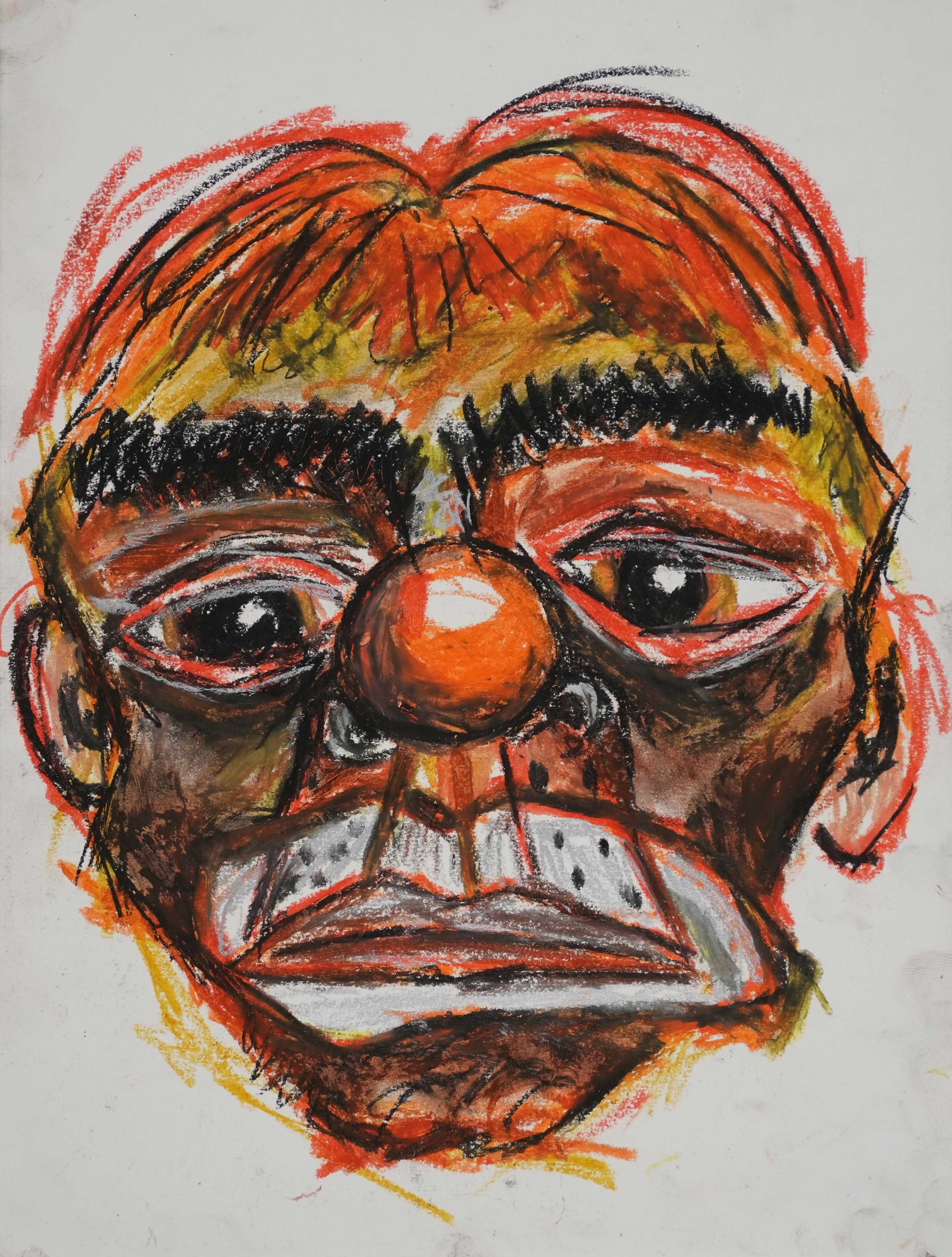 Untitled, 2021. Ink, graphite and pastel on paper.
24 x 18 cm LMP12