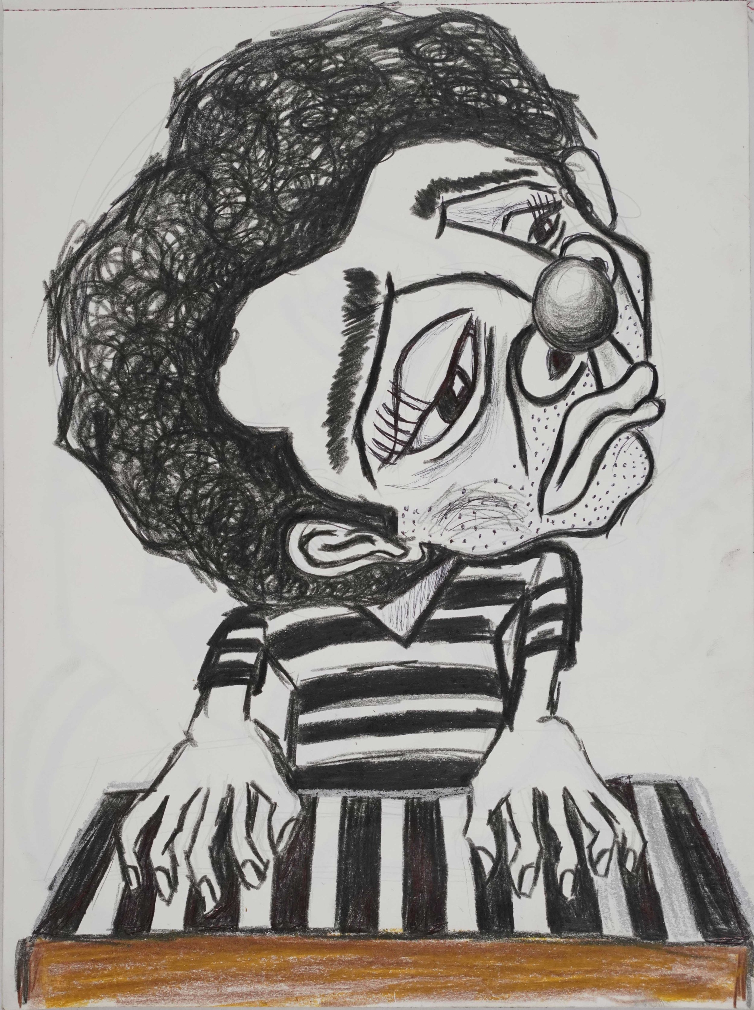 Untitled, 2021. Ink, graphite and pastel on paper. 24 x18 cm
LMP44