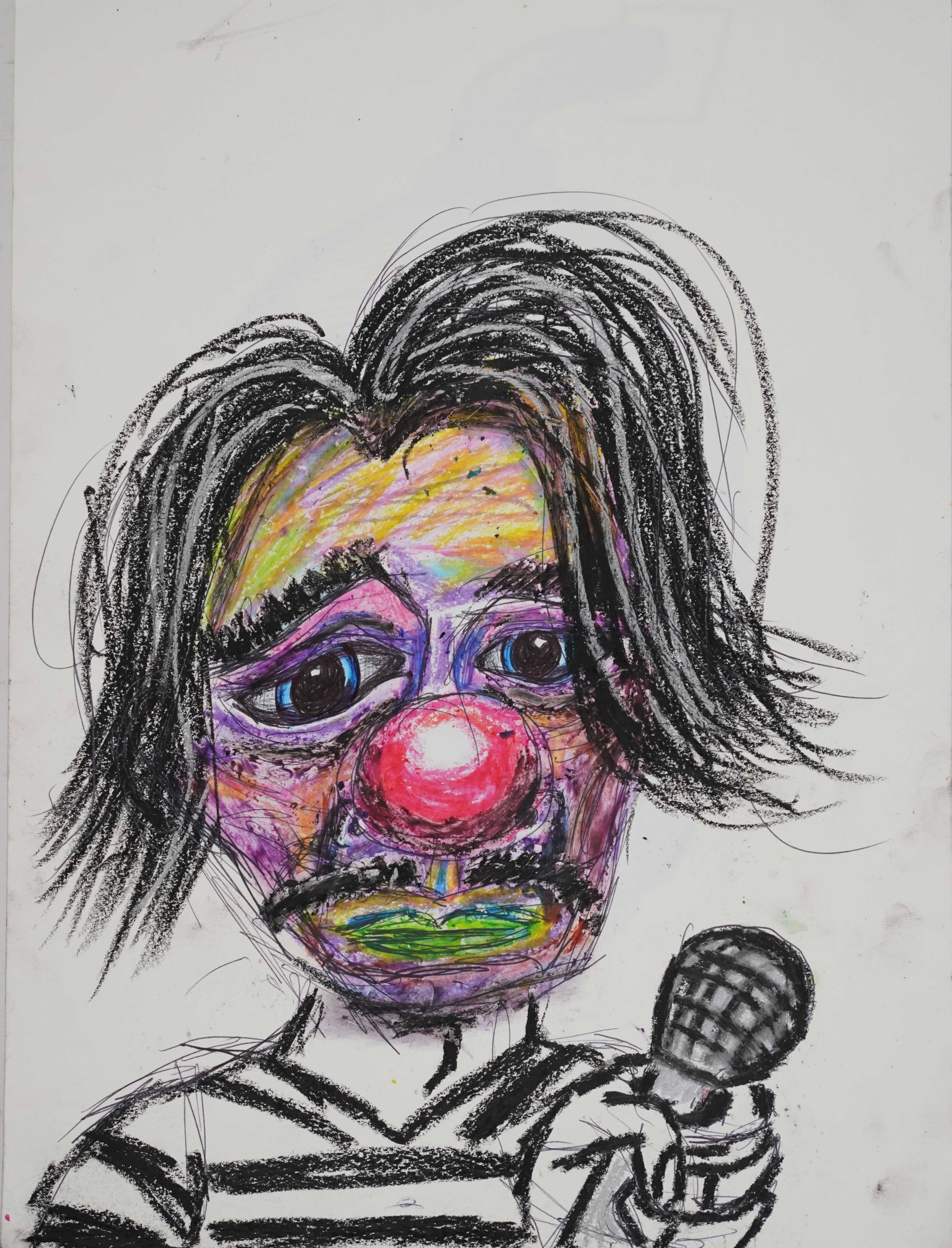 Untitled, 2021. Ink, graphite and pastel on paper. 24 x18 cm
LMP43