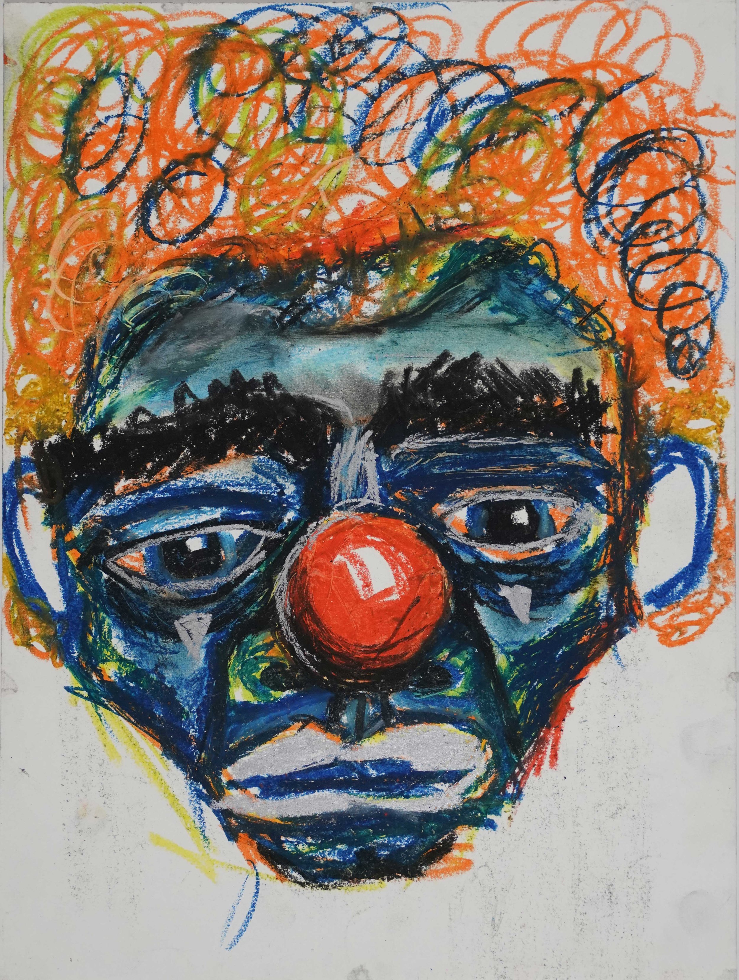 Untitled, 2021. Ink, graphite and pastel on paper.
24 x 18 cm LMP10