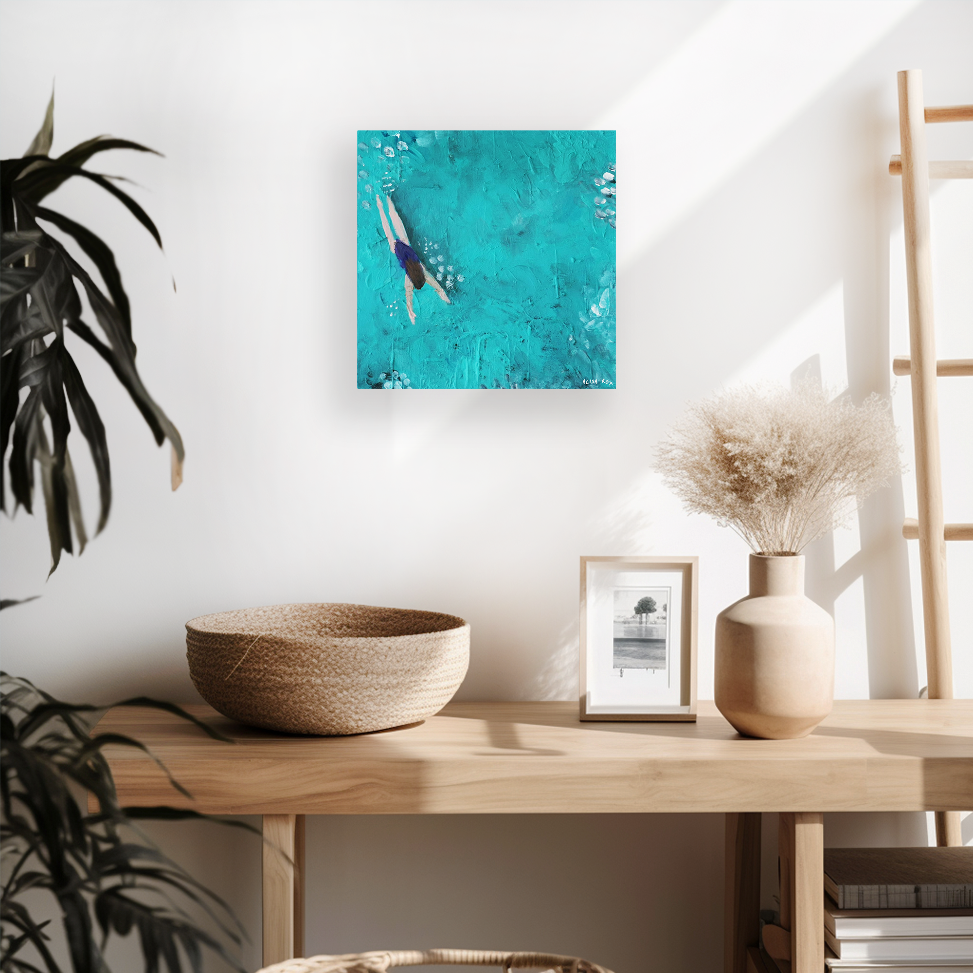 First swim (30cm x 30xm)