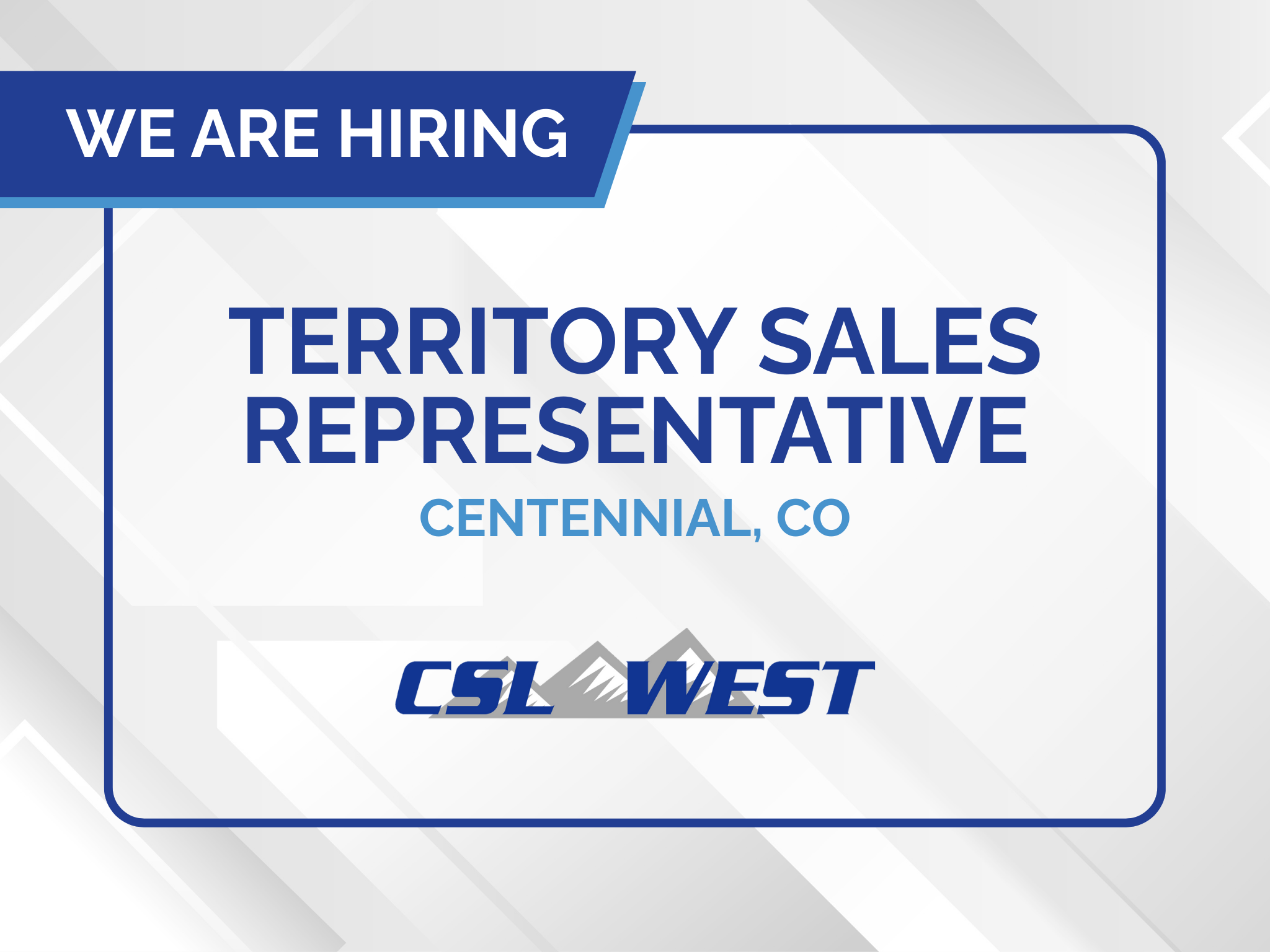 Territory Sales Representative