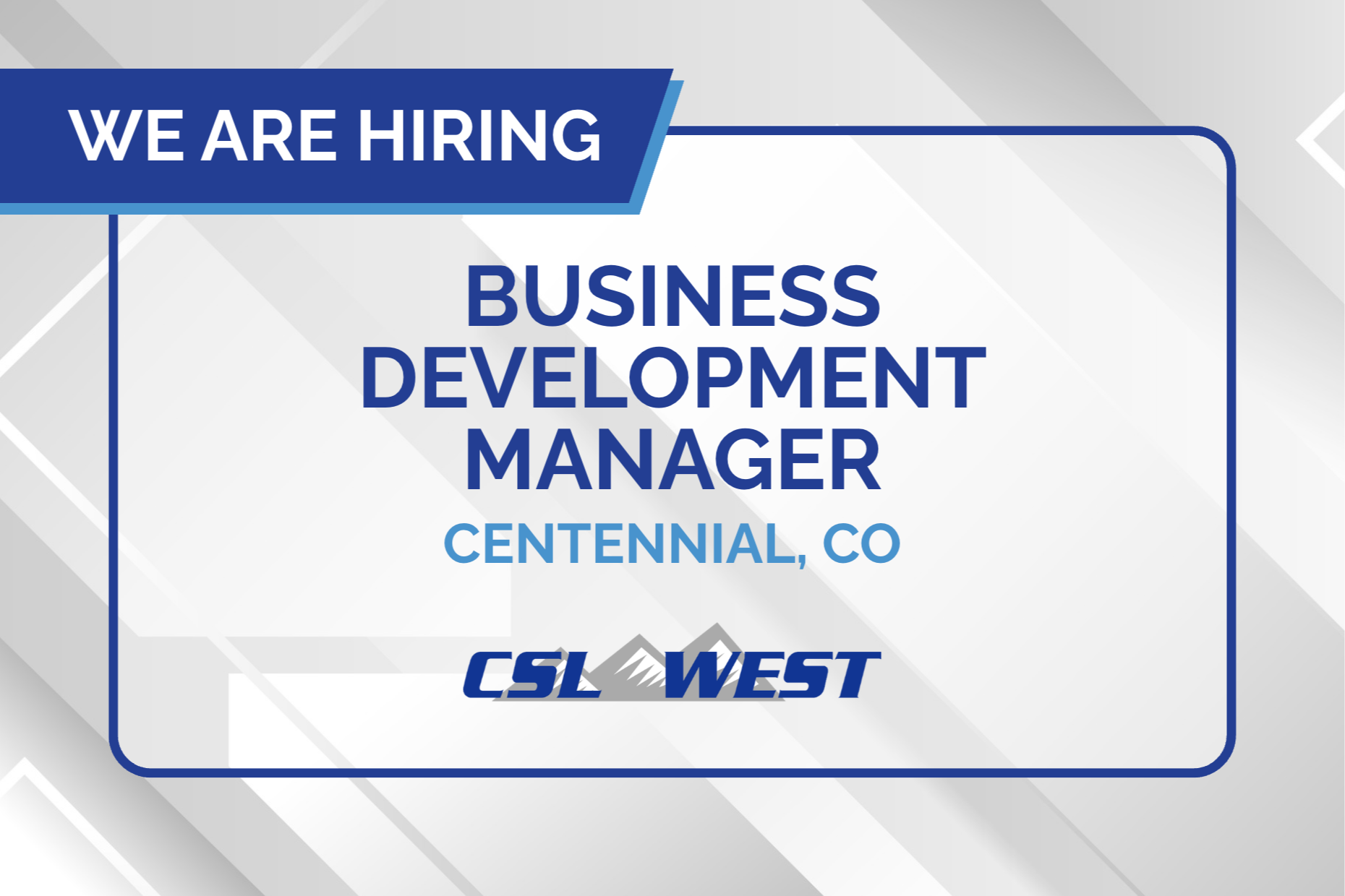 Join Our Team: Business Development Manager