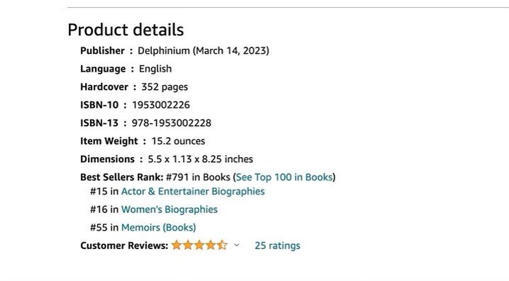 Last week I received the news that I ranked #791 on AMAZON best sellers list, which is a very good result! Thank you to all my readers and community who are supporting me and Third Girl from the Left. Feel free to reach out with questions or comments