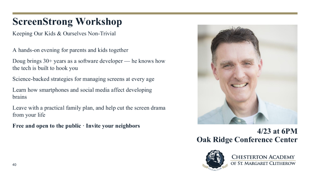 ScreenStrong Workshop with Doug Smith