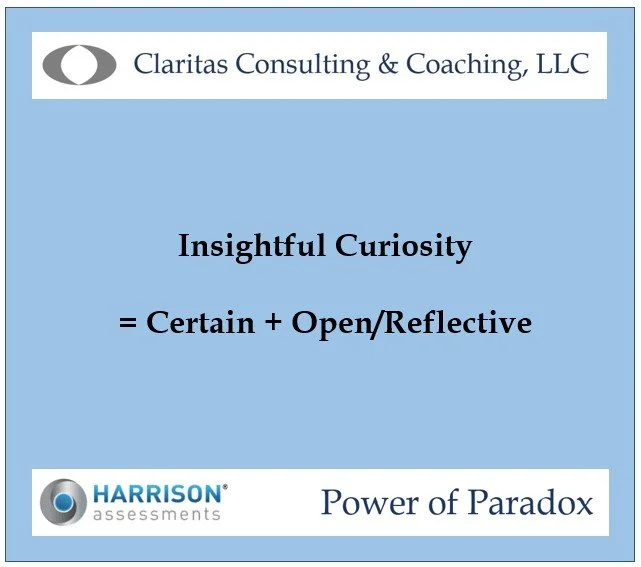 Harrison Assessments Insightful Curiosity Paradox