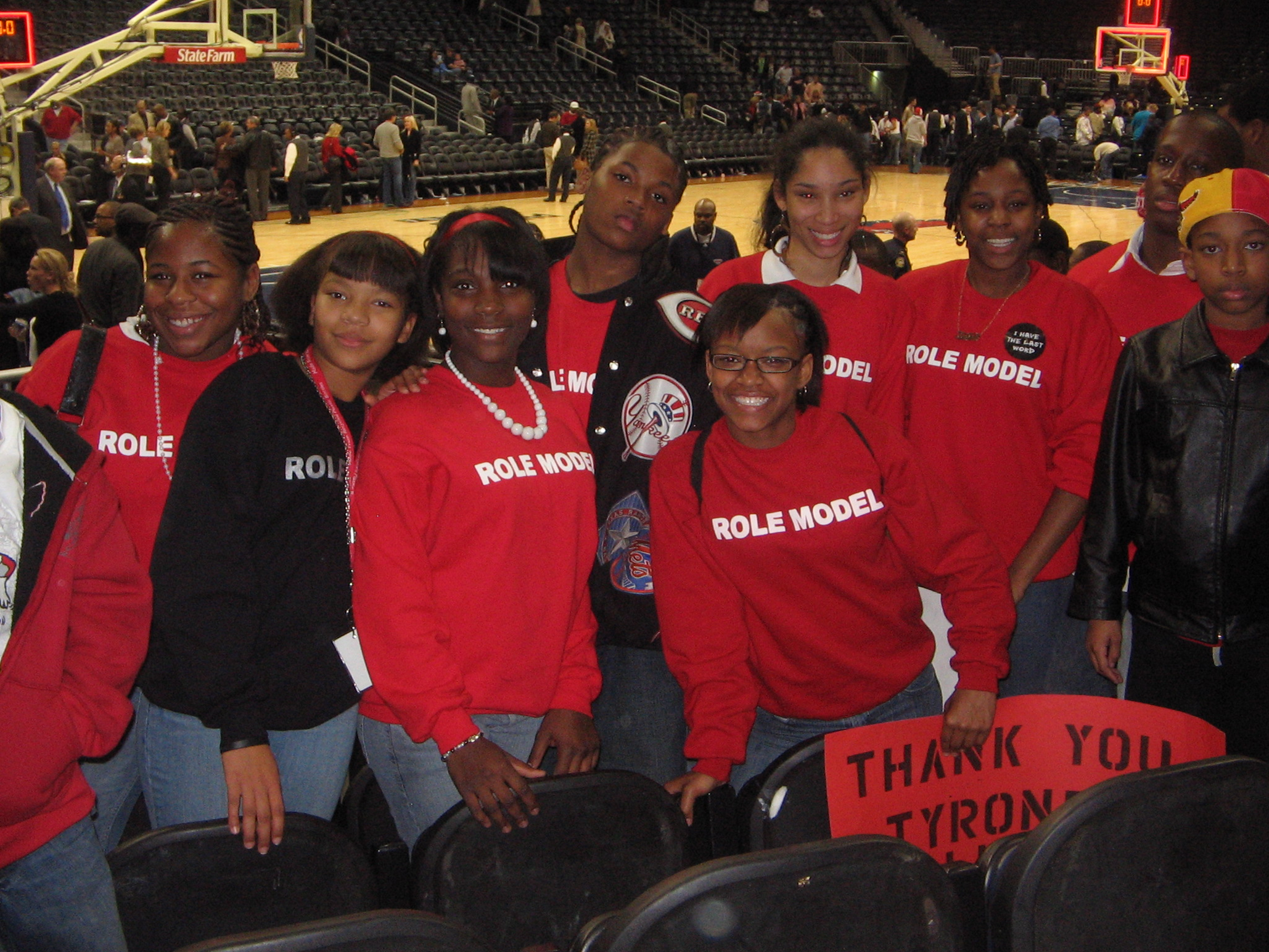 Robert Releford - Role Model Students at Hawks Game.png