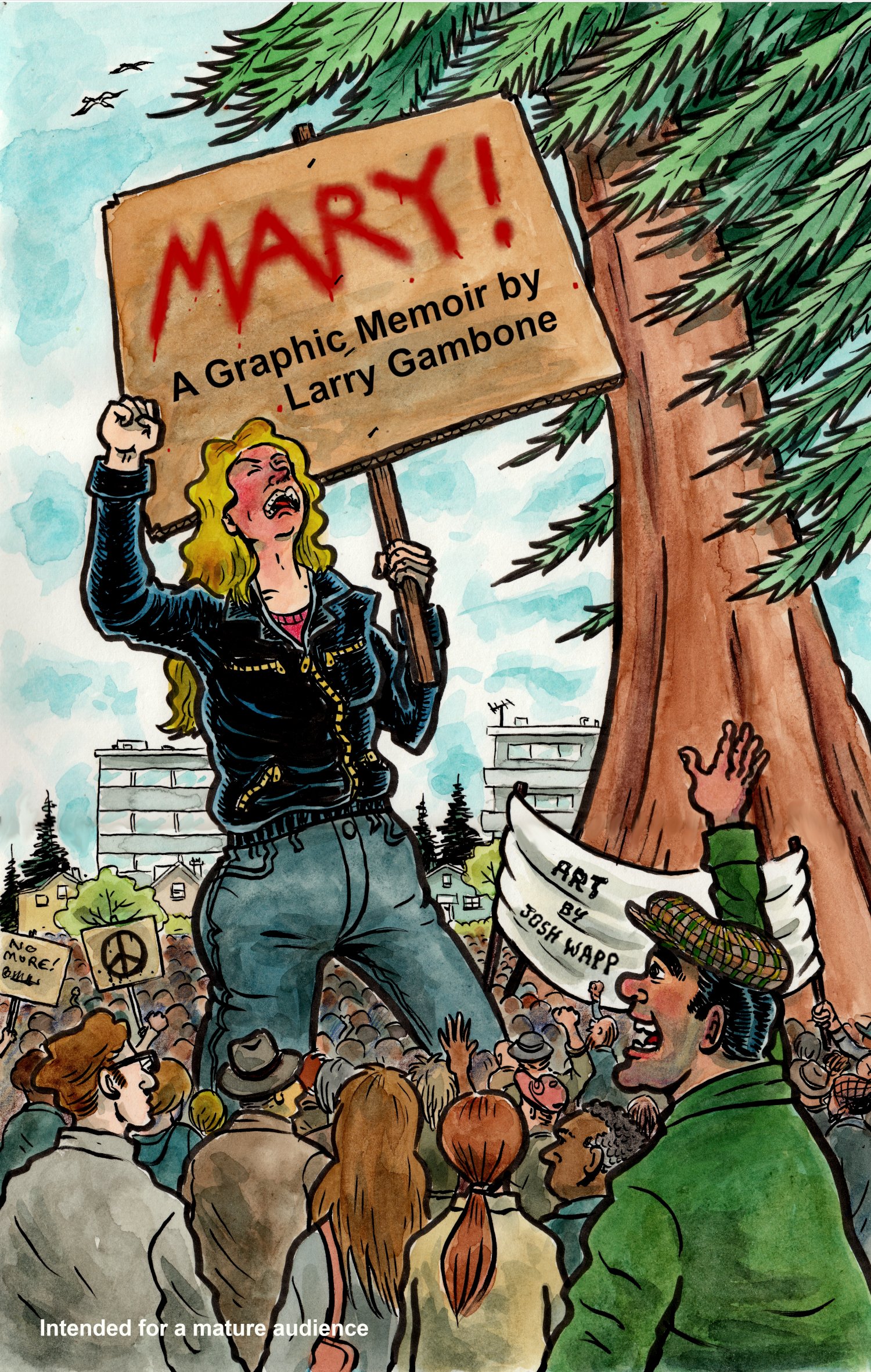 Mary! comic book,
Cover art (self-published)
August 2024
