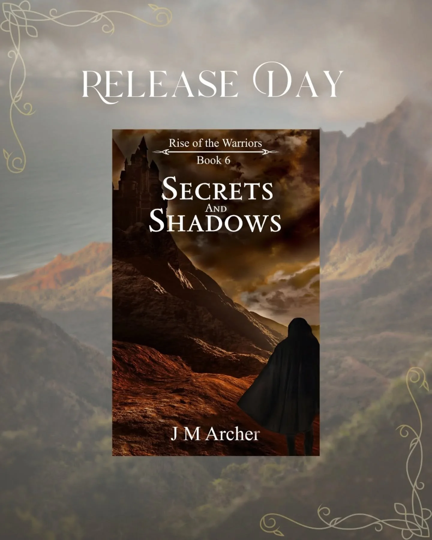 It's release day! Secrets and Shadows is here!!! 

After more than a year, setbacks, and changing the release day twice, this book is finally out in the world. Maybe the tag line &quot;Death wants it silenced,&quot; is more literal than I thought 😅 