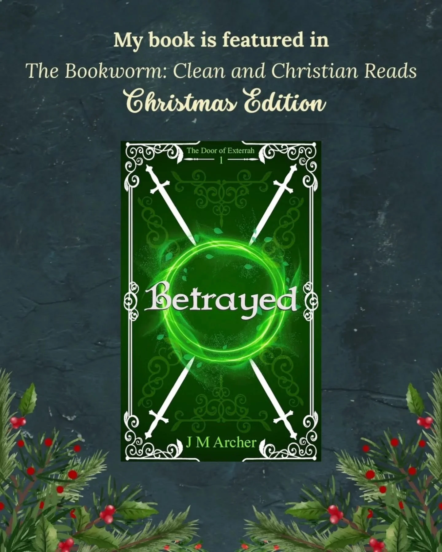 The Bookworm: Christmas Edition is a Christian and clean reader's guide featuring over 90 books in a variety of genres. Peruse the selection and find some books to add to your purchase list or to-read pile.

🎄💚🎄

I'm super late posting this (life 